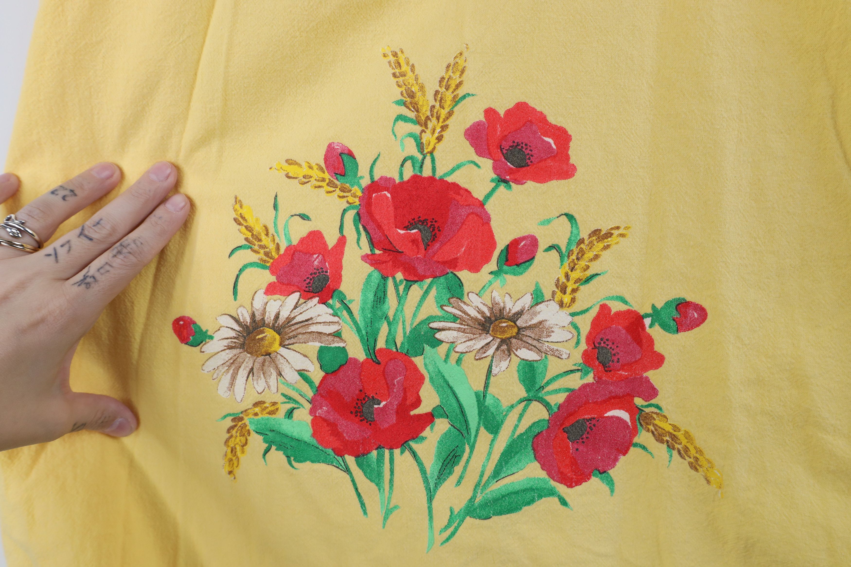 Vintage Vintage 90s Streetwear Nature Flower Collared Polo Shirt USA Size M / US 6-8 / IT 42-44 - 4 Thumbnail