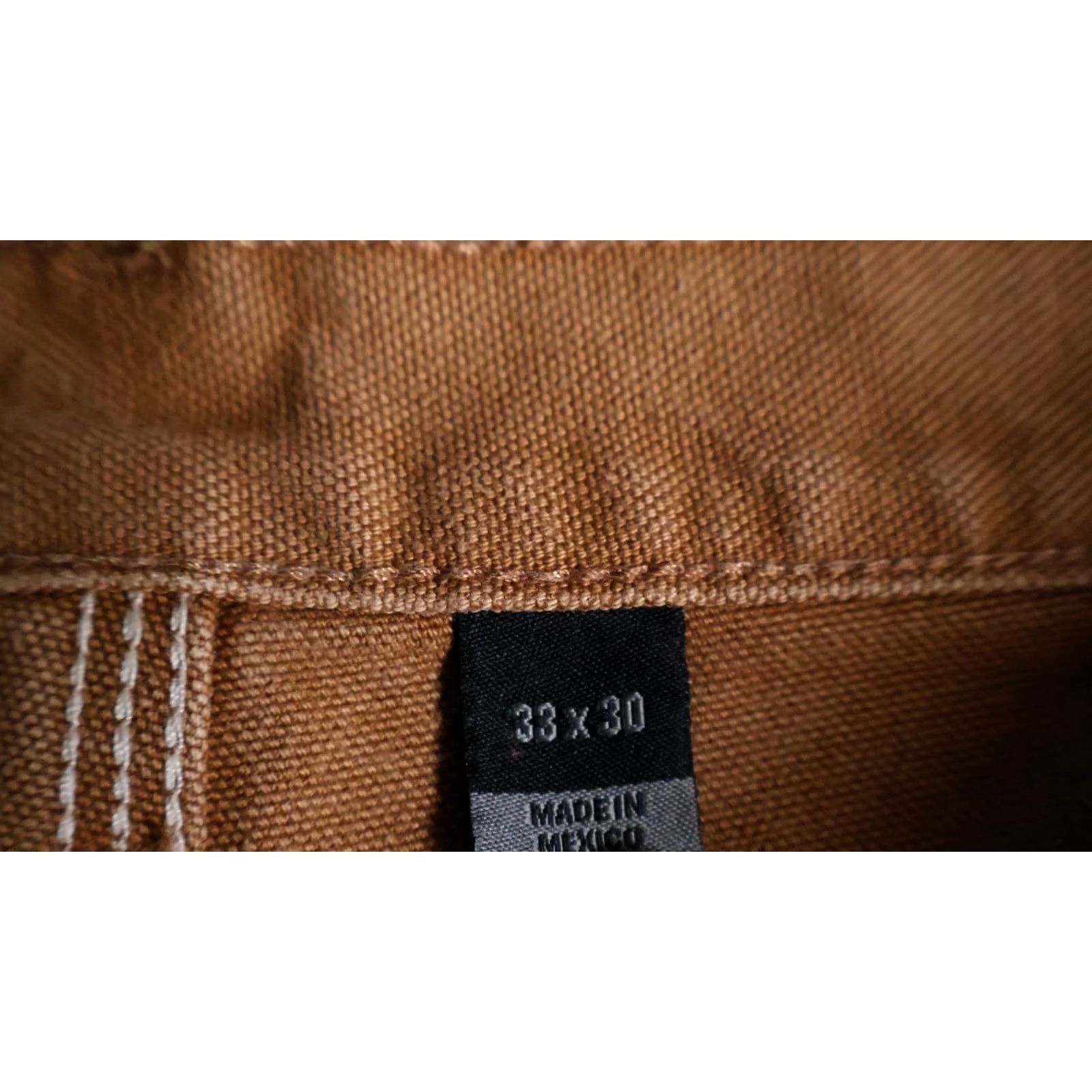 Carhartt Carhartt Pants Carhartt Canvas Carpenter Mens 31 x 28 Brown Distressed Workwear Casual Brown Mens 31x28 Size US 31 - 4 Thumbnail
