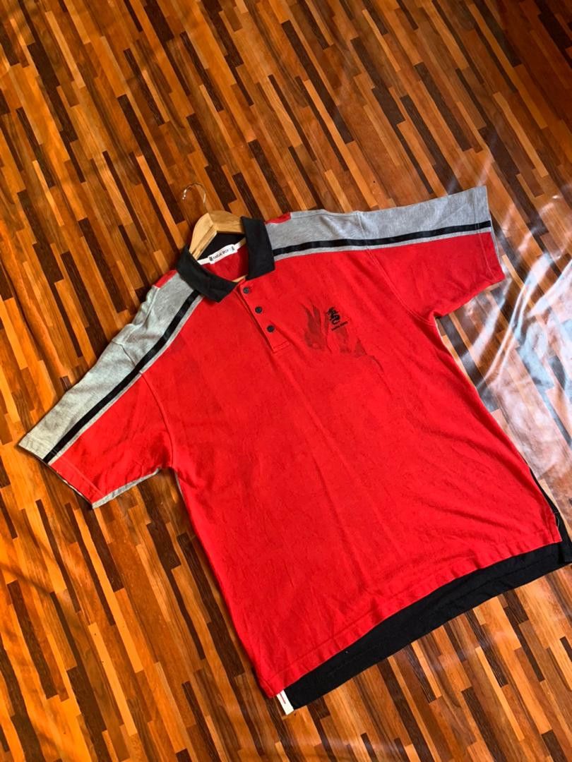 Kansai Yamamoto P1-10 Kansai Sports Embroidery Dragon polo Shirt Size US L / EU 52-54 / 3 - 3 Thumbnail