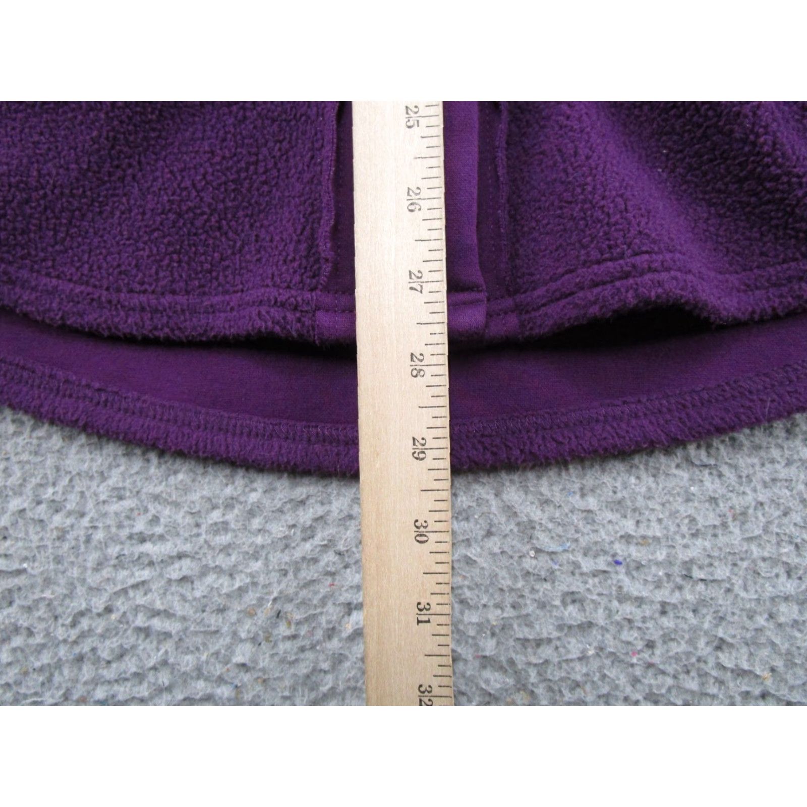 Vintage ODDI Shacket Women's S Purple Heavy Fleece Button Front Pockets Size S / US 4 / IT 40 - 6 Thumbnail