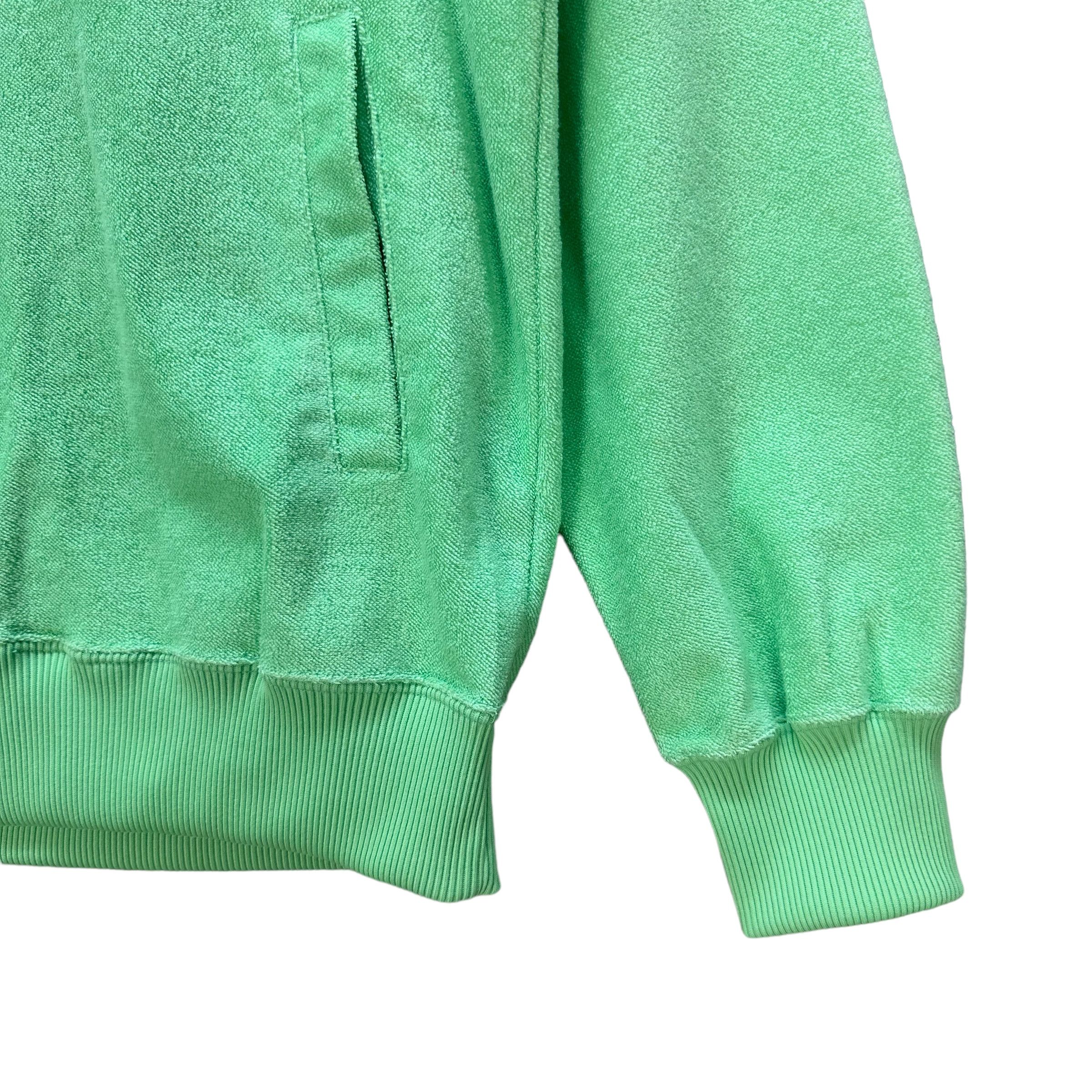 Asics 90's Asics Green Sweater Jacket Track Jacket #A1-0029 Size US M / EU 48-50 / 2 - 6 Thumbnail