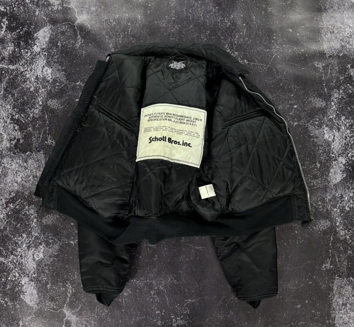 Other Schott CWU, FOG canoe club patch Bomber jacket Size US XL / EU 56 / 4 - 6 Thumbnail