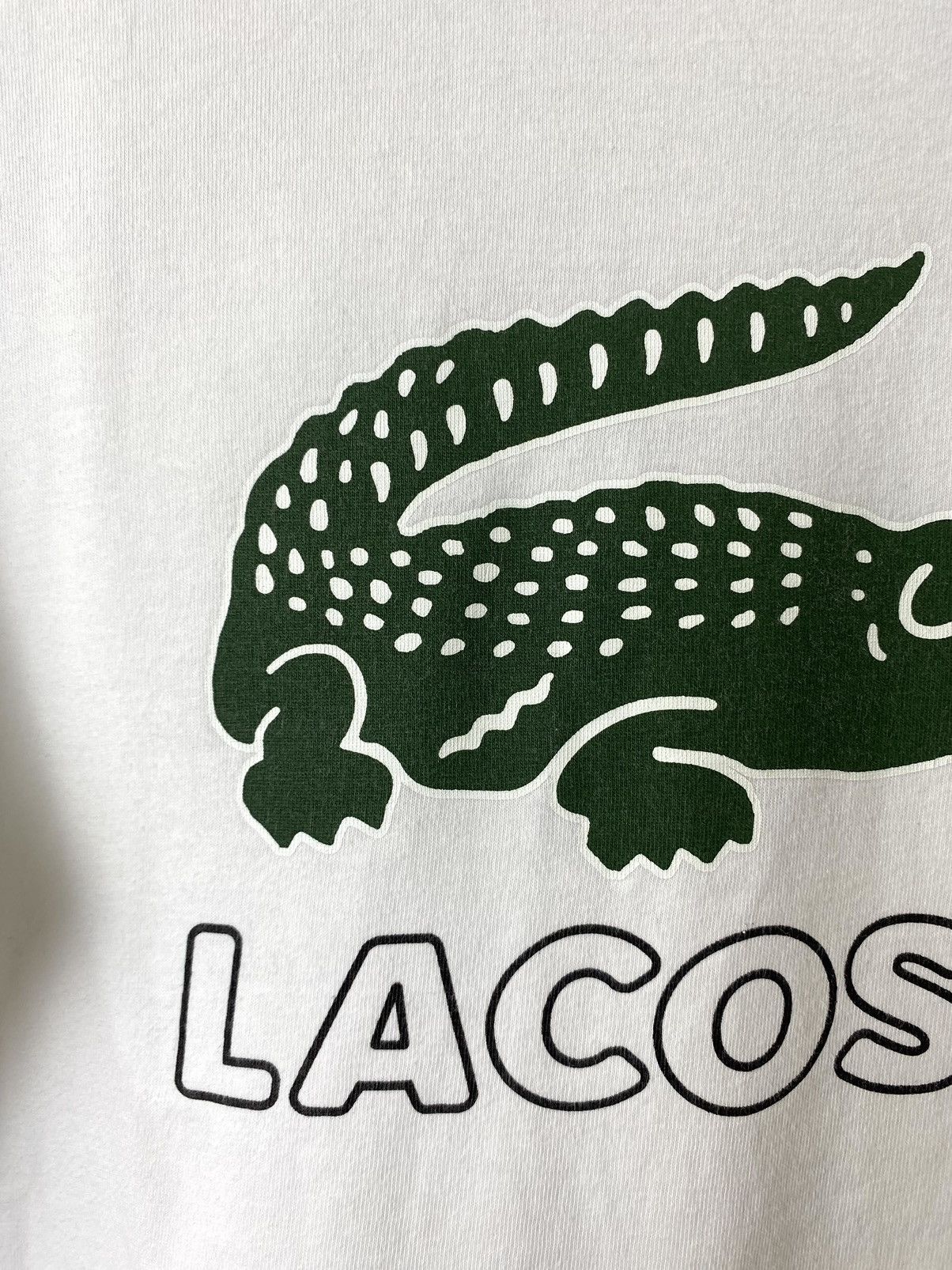Lacoste Lacoste Big Logo T Shirt Drill France Style Size US S / EU 44-46 / 1 - 3 Thumbnail