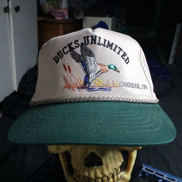 Other Vintage Ducks Unlimited Oakridge Oregon Rope Snap Hat Size ONE SIZE - 1 Thumbnail