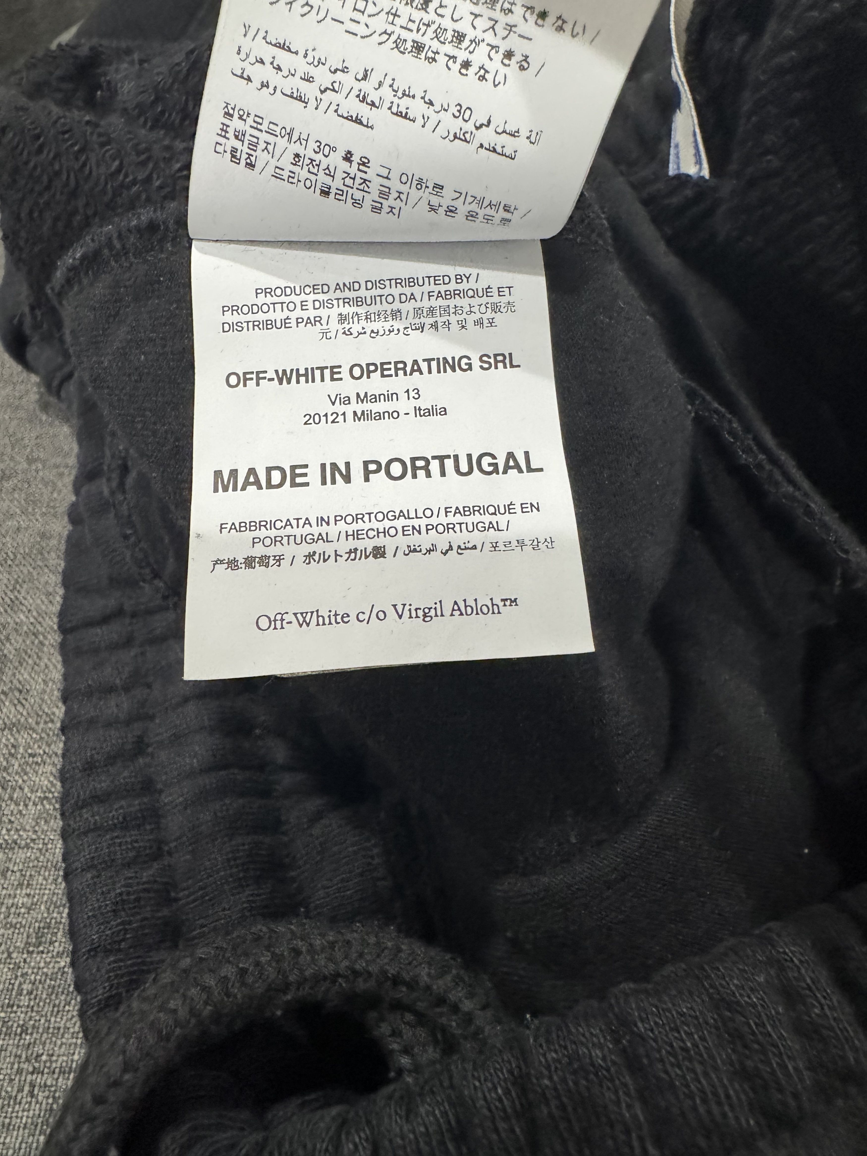 Off-White Off White Cargo Sweatpants Black Size Medium Size US 32 / EU 48 - 15 Thumbnail