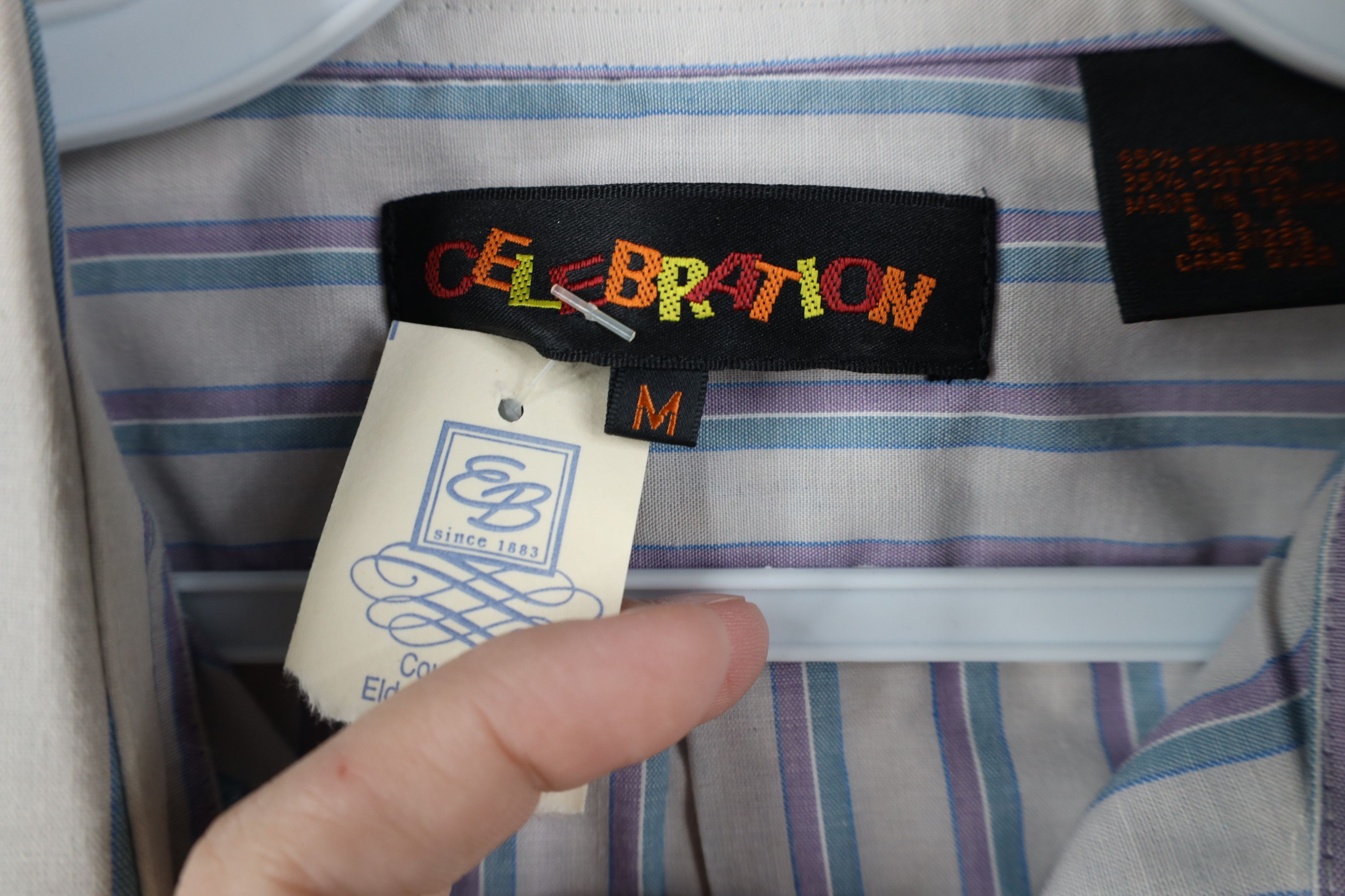Vintage Deadstock Vintage 90s Streetwear Block Button Down Shirt Size US M / EU 48-50 / 2 - 7 Thumbnail