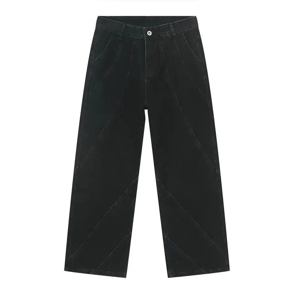 Japanese Brand Retro loose casual wide leg jeans Size US 32 / EU 48 - 6 Thumbnail