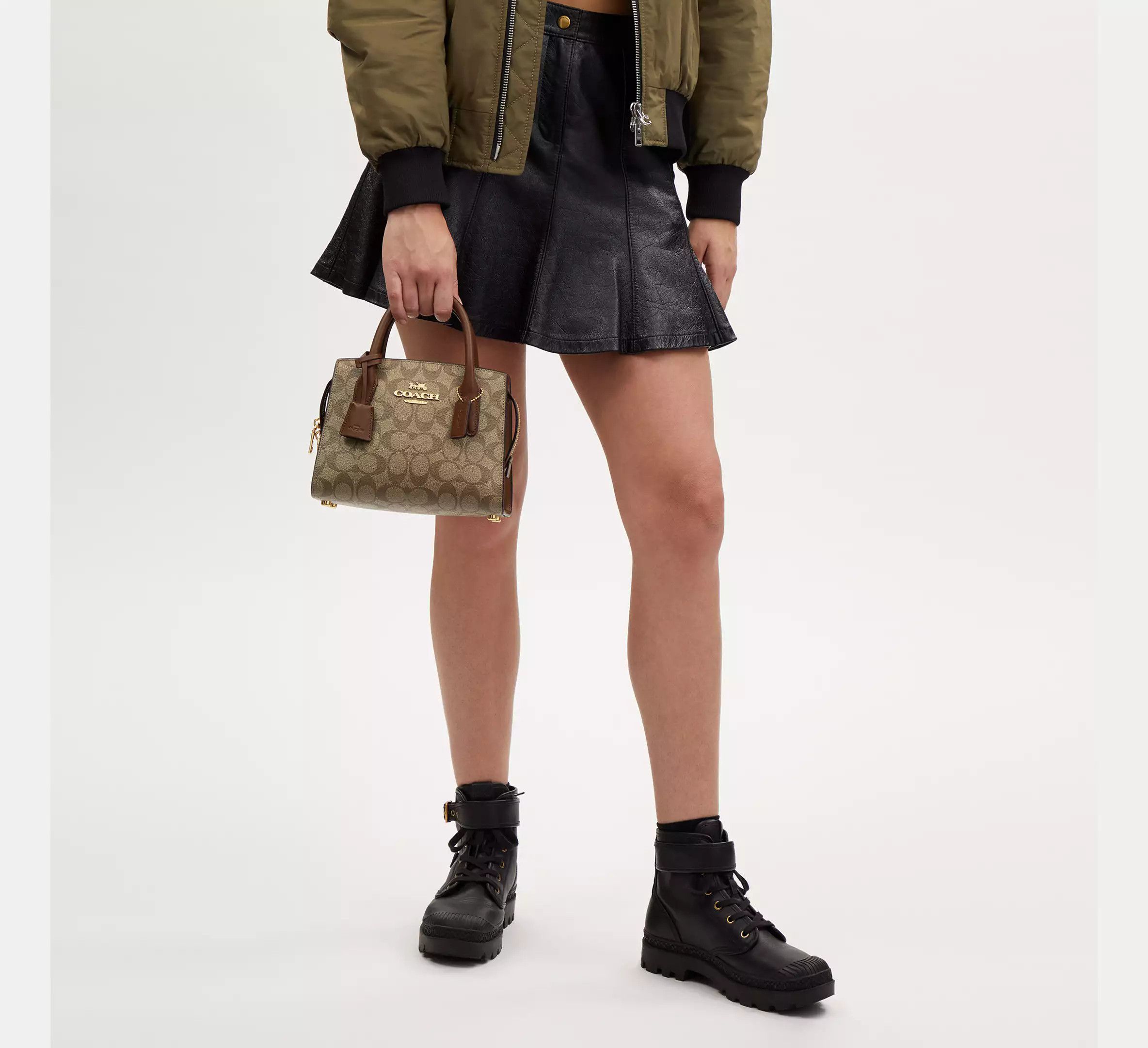 Coach Andrea Carryall Bag In Signature Canvas CP083 Size ONE SIZE - 10 Thumbnail