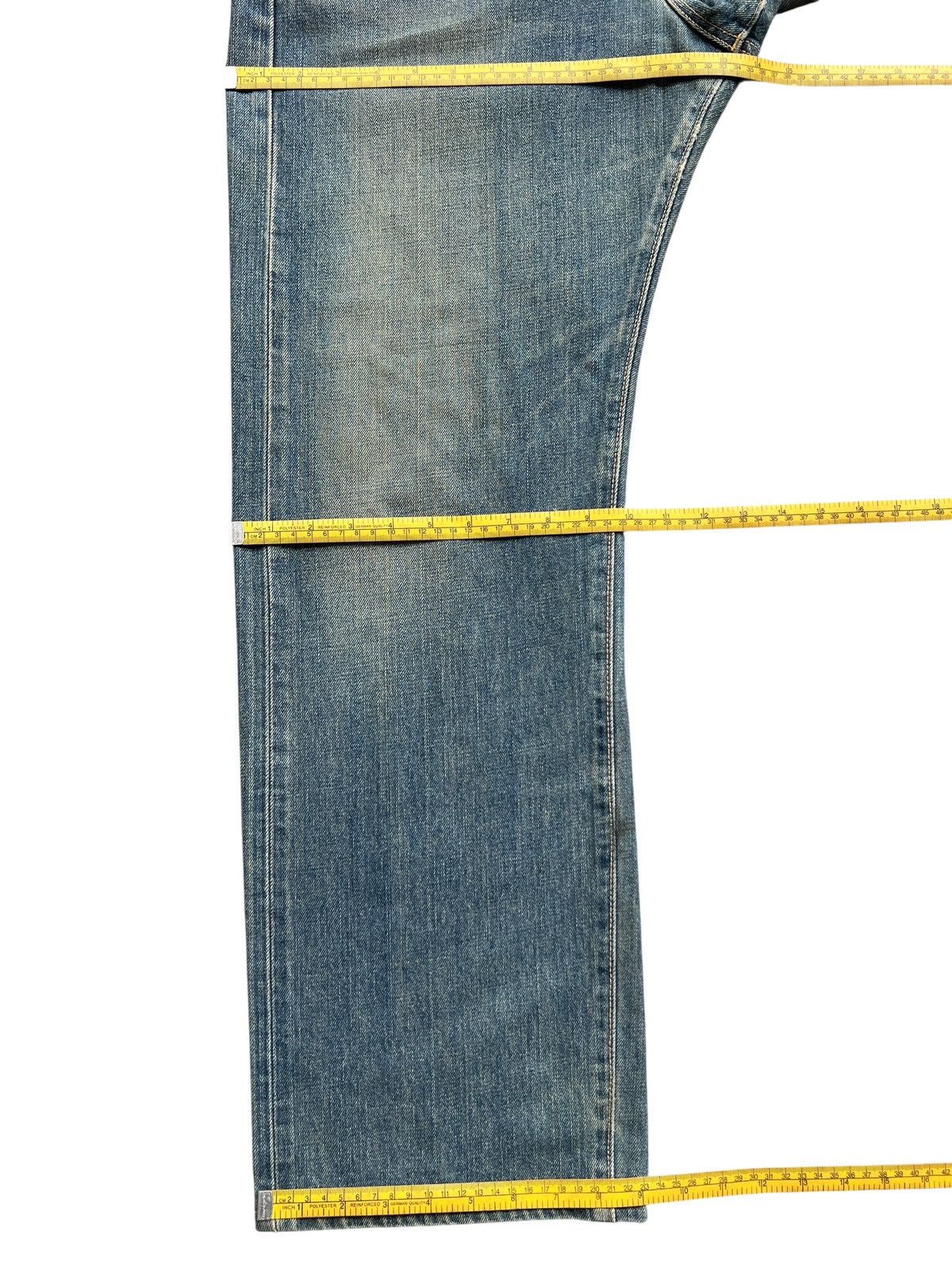 Edwin Vintage Edwin 505 Distressed Mudwash Selvedge Denim 32x30 Size US 32 / EU 48 - 15 Thumbnail