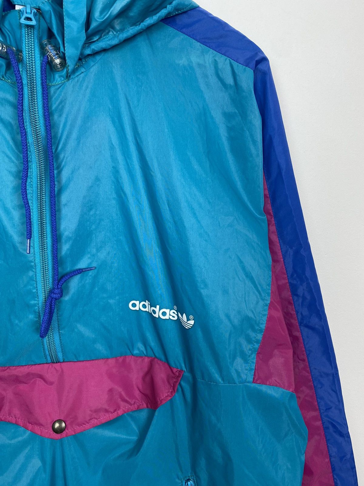 Vintage Vintage Adidas Retro Anorak Jacket 90’s Pocket Logo Old Size US XS / EU 42 / 0 - 5 Thumbnail