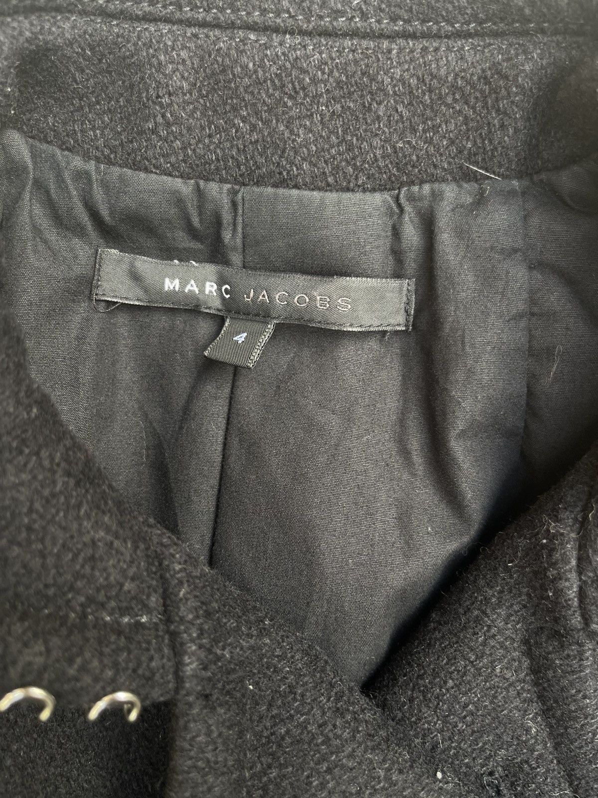 Jacobs By Marc Jacobs × Marc Jacobs × Marc by Marc Jacobs Marc Jacobs Black Wool Pea Coat - Size 4 Size S / US 4 / IT 40 - 3 Thumbnail