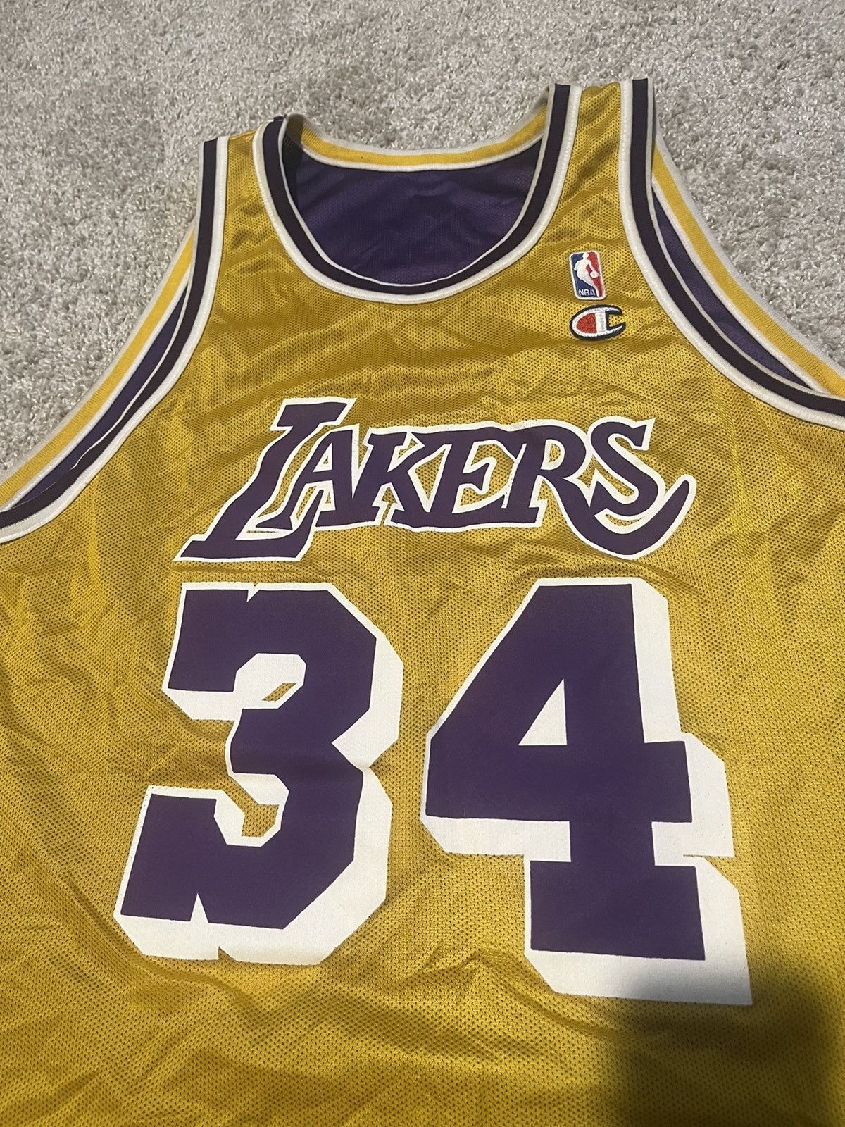 Champion × NBA Reversible Champion Lakers Jersey Size US L / EU 52-54 / 3 - 2 Thumbnail
