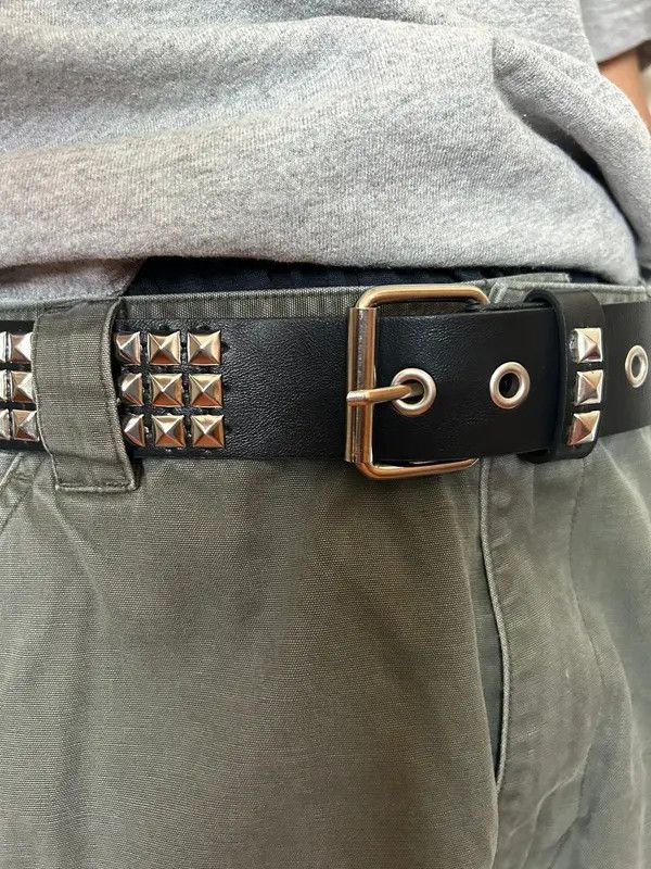 VIBE Pyramid Studded Belt (classic) Size ONE SIZE - 2 Thumbnail
