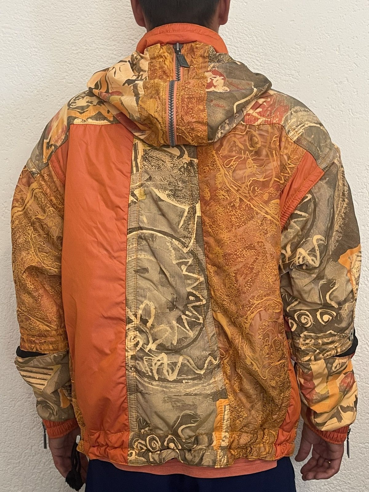 Vintage VINTAGE Y2K RETRO L-AGRESSION RARE ANORAK JACKET SIZE M-L Size US L / EU 52-54 / 3 - 2 Thumbnail