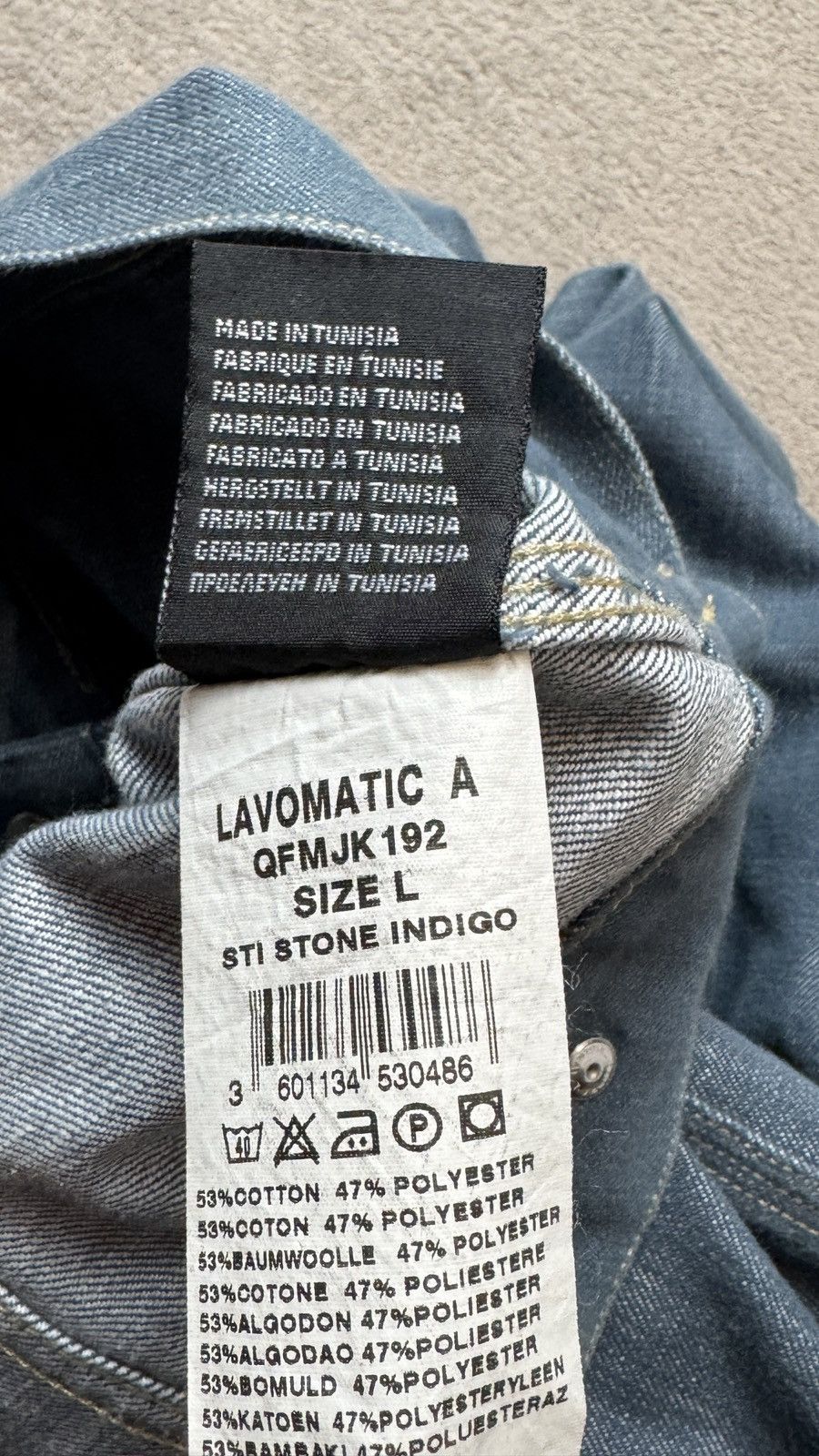 Japanese Brand Quiksilver Vintage Faded Baggy Jeans Jacket ysl stussy nike Size US L / EU 52-54 / 3 - 7 Thumbnail