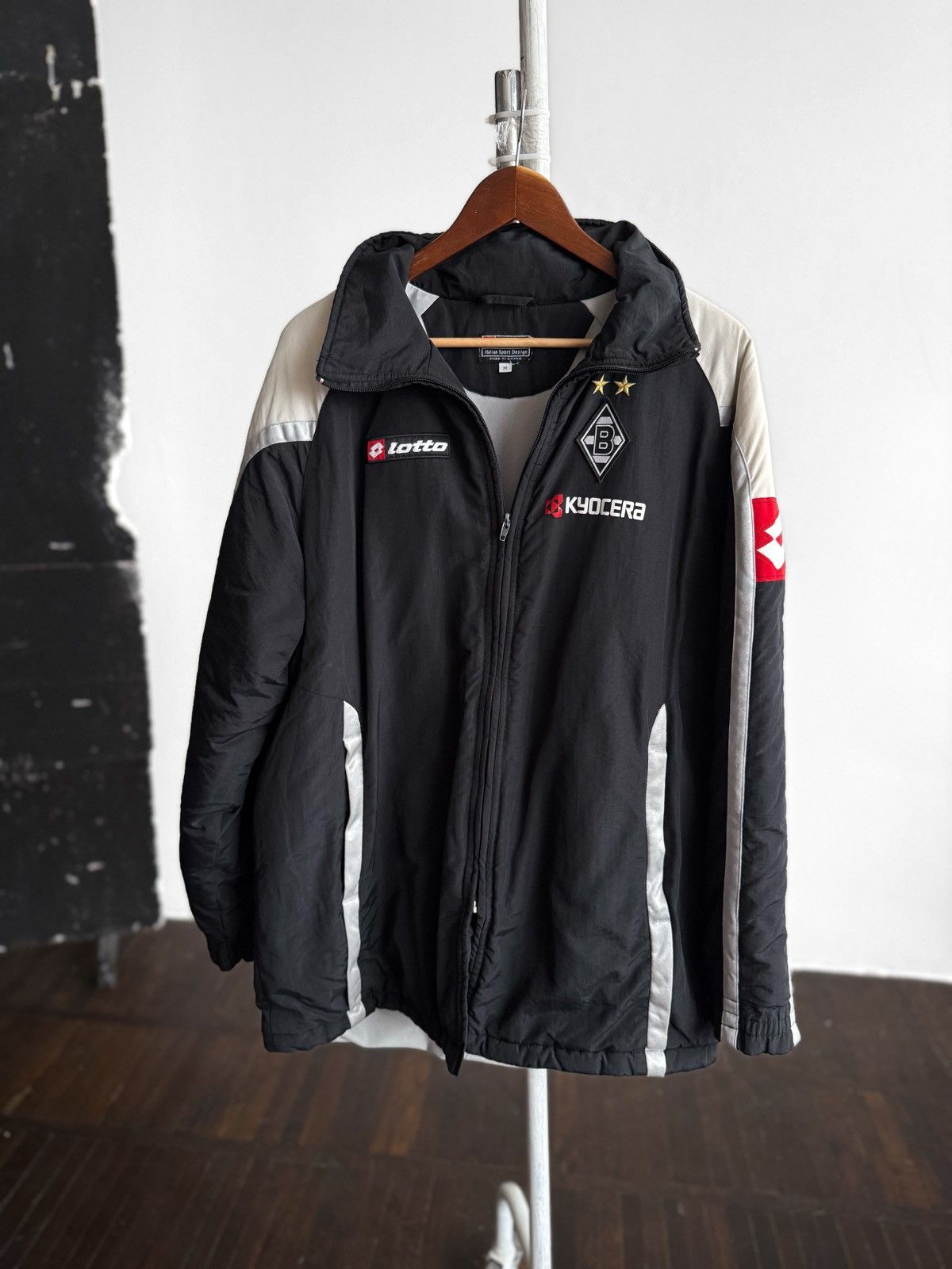 Lotto Sport Lotto Mens Vintage Soccer Borussia Monchengladbach Jacket Size US M / EU 48-50 / 2 - 2 Thumbnail