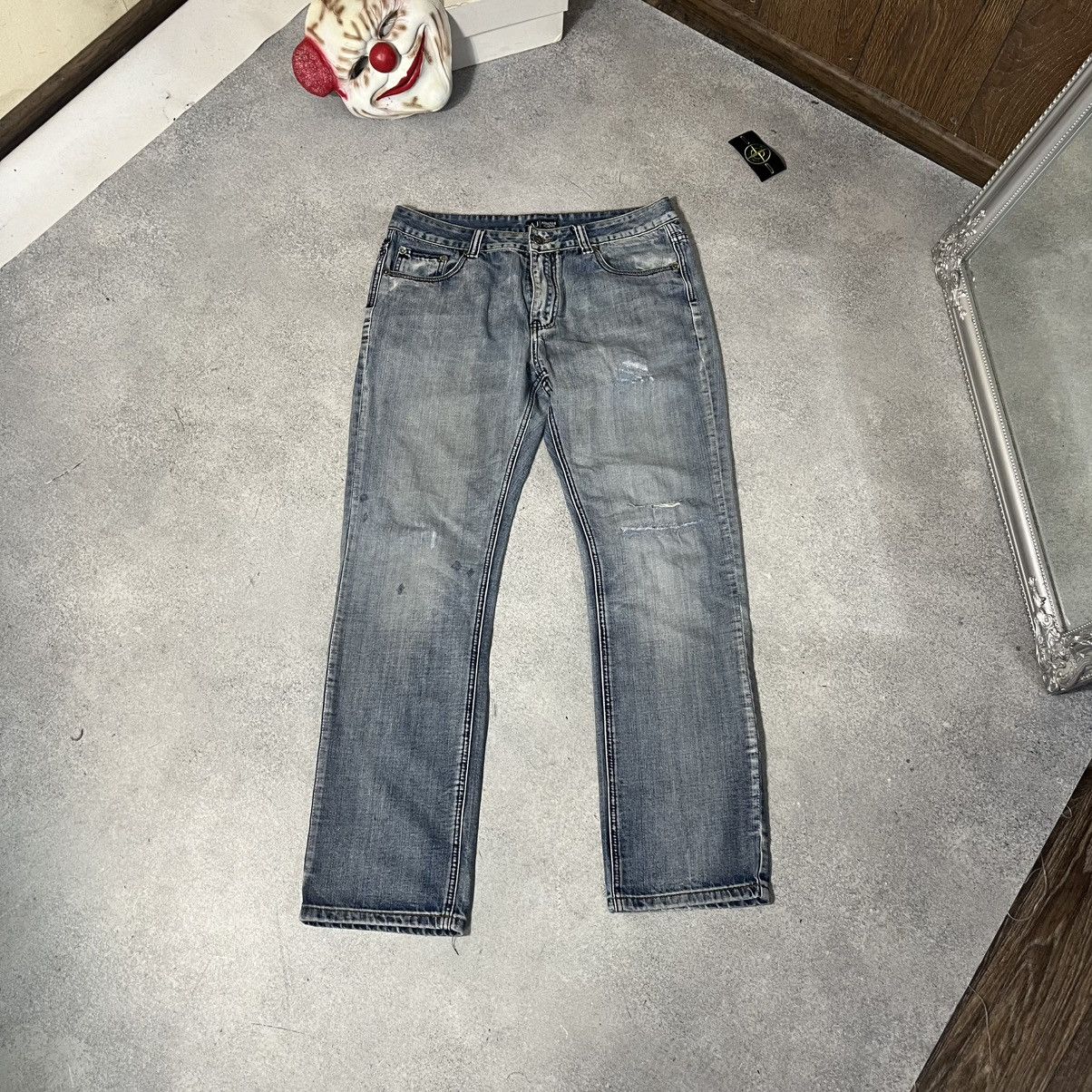 Armani Vintage EA Armani Jeans Big Logo Size US 36 / EU 52 - 2 Thumbnail