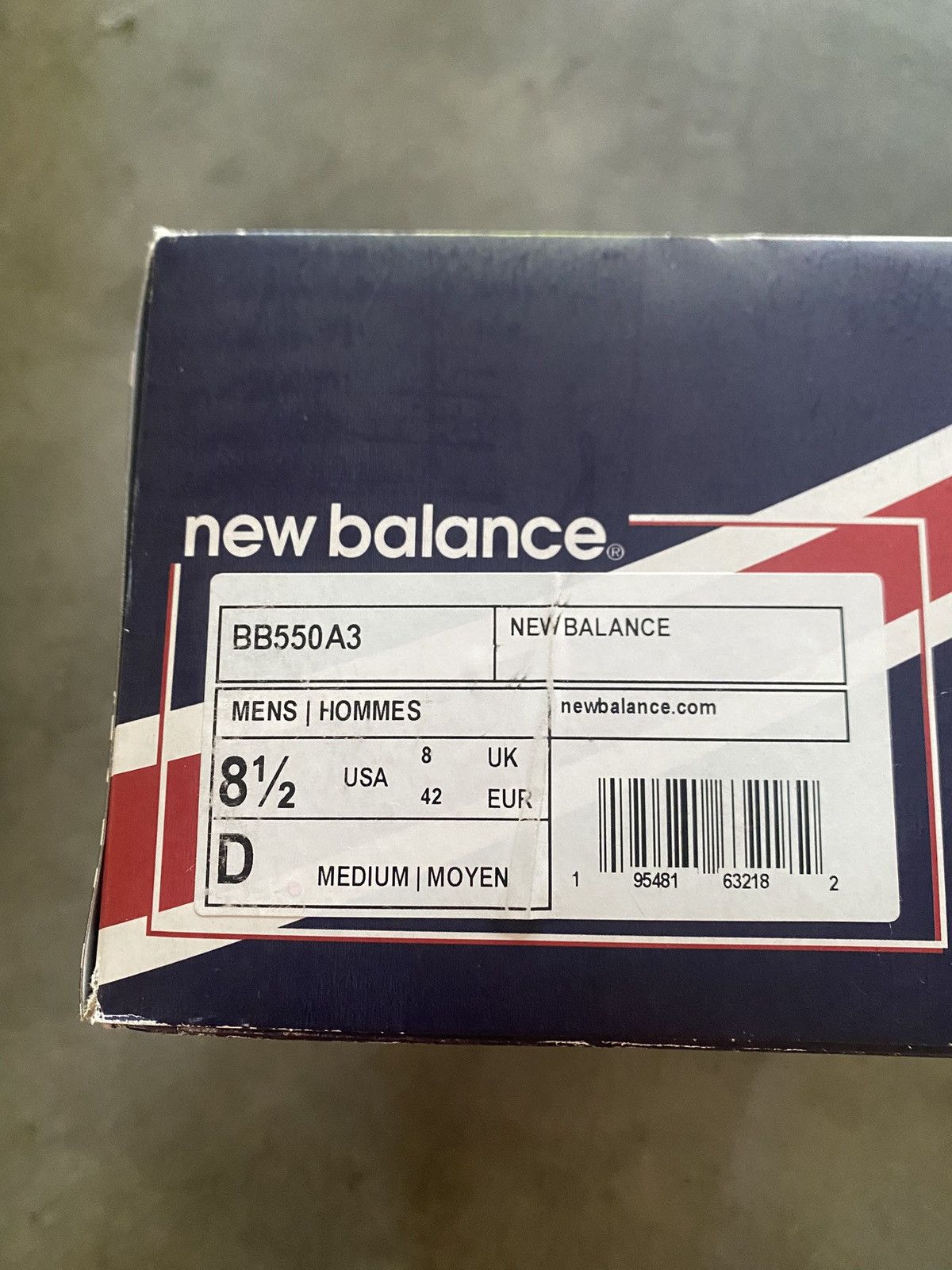 Aime Leon Dore × New Balance New Balance 550 Aime Leon Dore White Navy Red Size US 8.5 / EU 41-42 - 2 Thumbnail