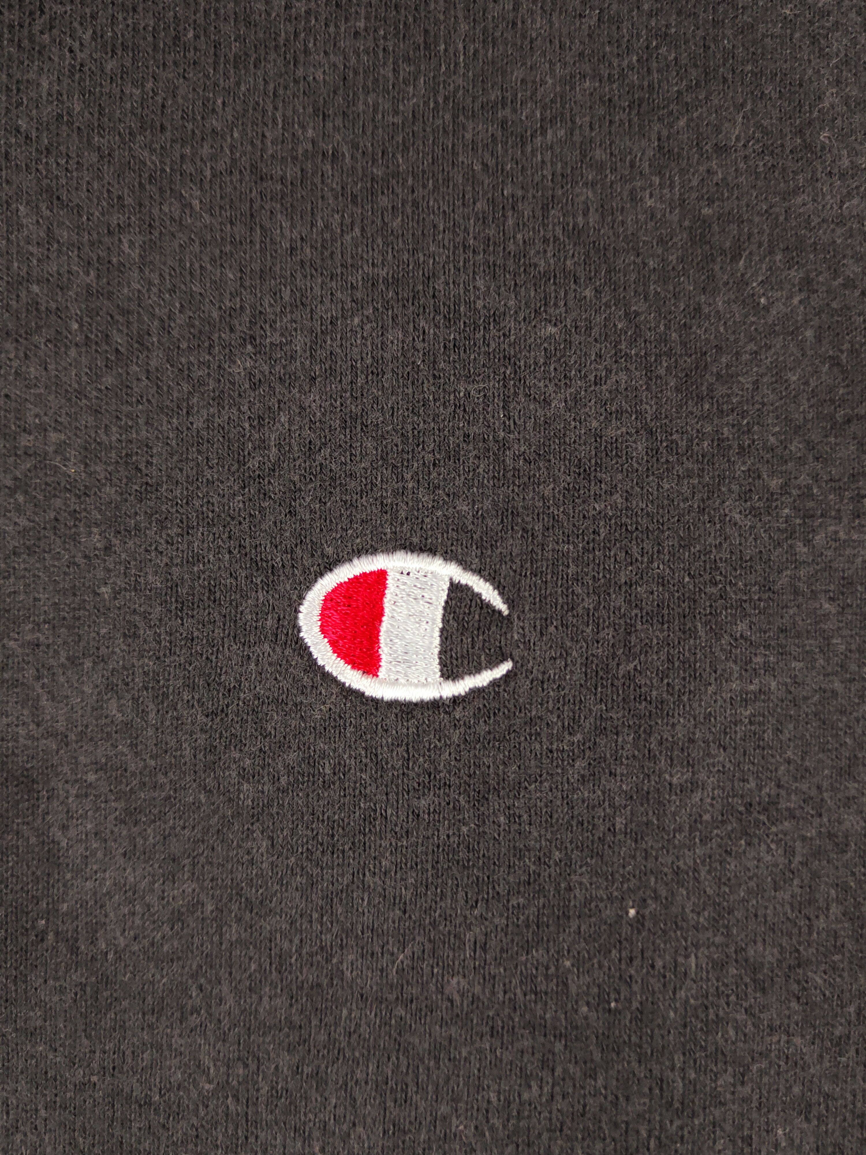 Champion × Vintage Vintage Design Champion Black Faded Hoodie Sweatshirts Size US L / EU 52-54 / 3 - 5 Thumbnail