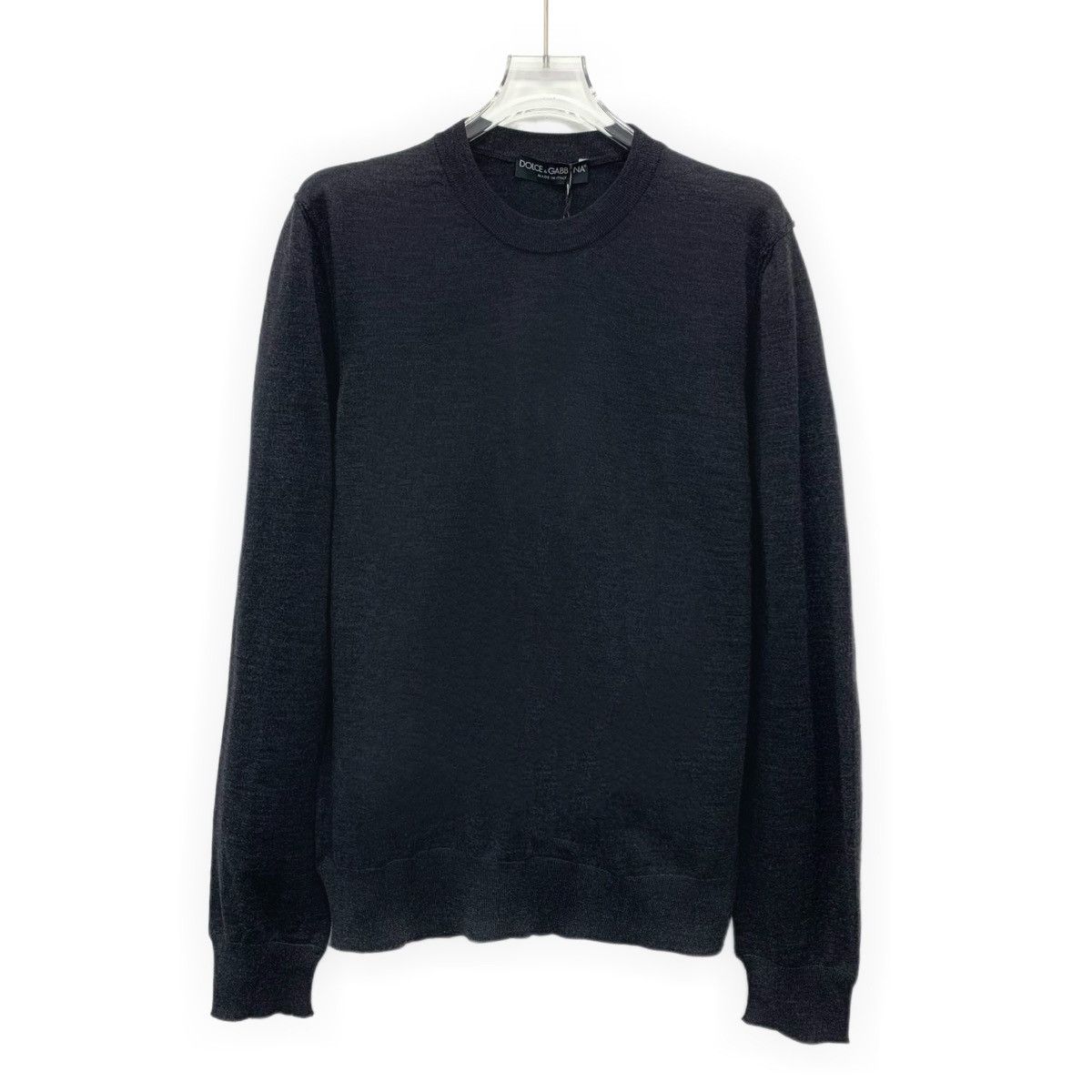 Dolce & Gabbana Dolce & Gabbana Grey Wool Long Sleeve Knit Sweater K26WX Size S / US 4 / IT 40 - 1 Thumbnail