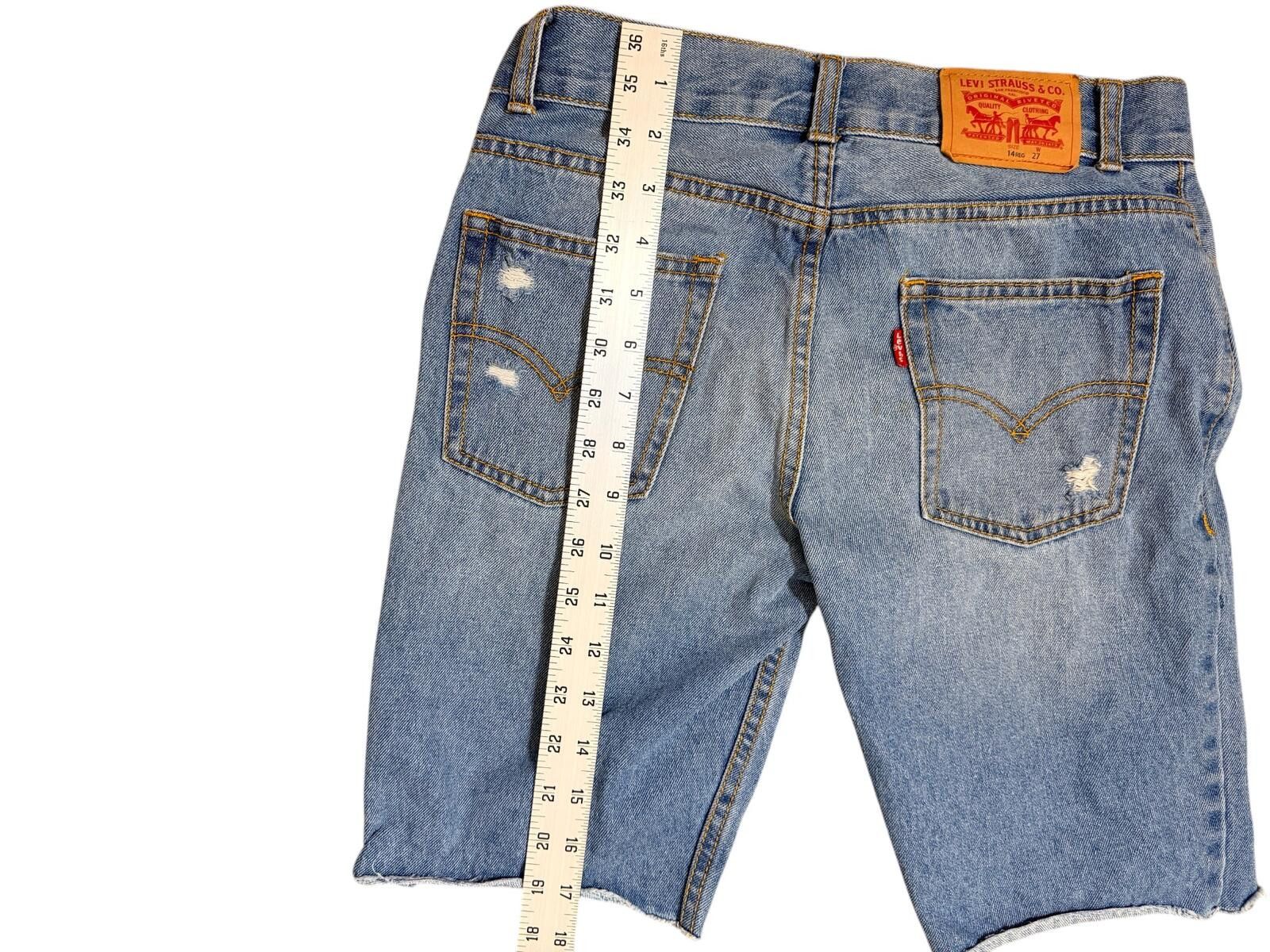 Other Levi's 511 Slim Distressed Denim Shorts Size 27 Size 27" / US 4 / IT 40 - 5 Thumbnail