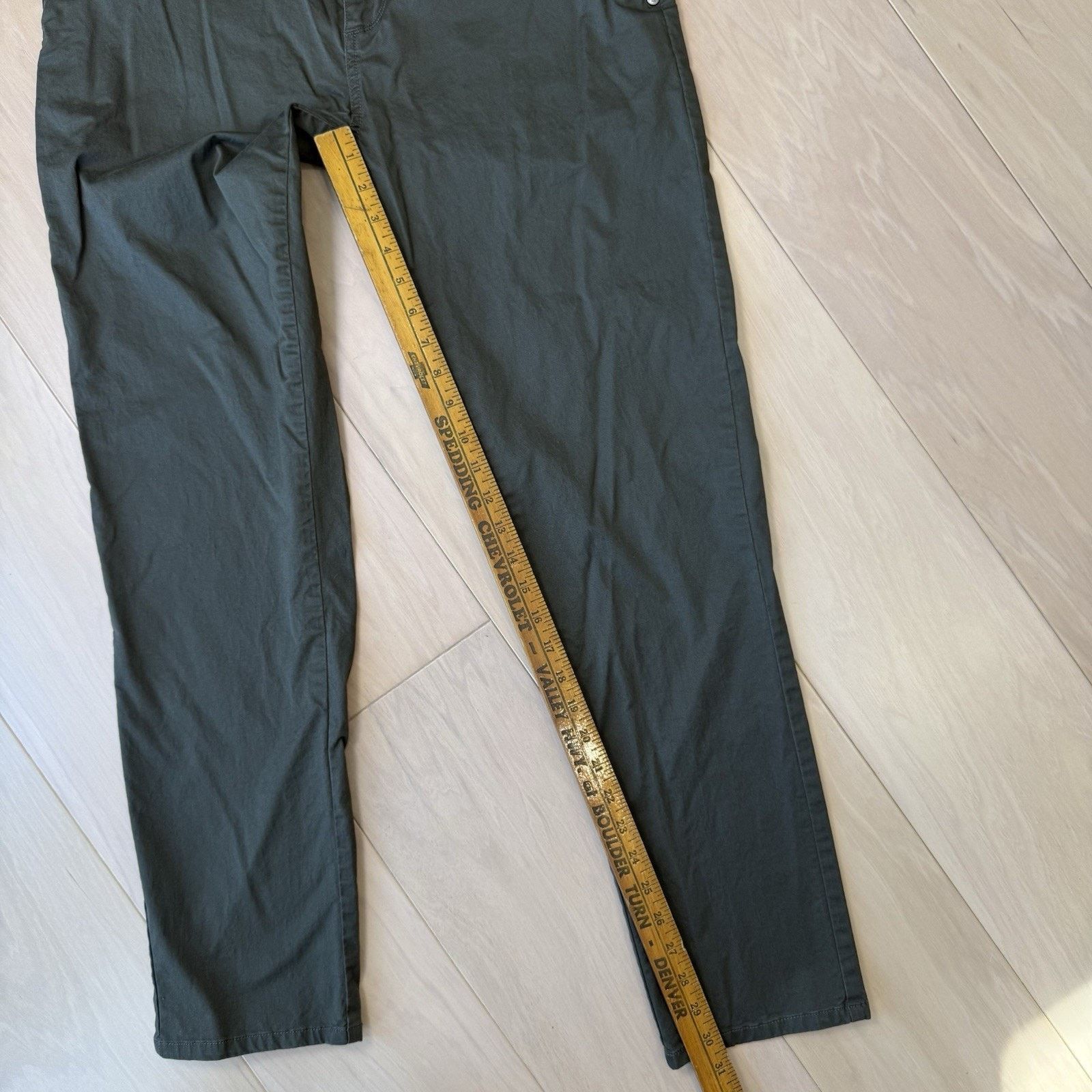 Vuori Vuori Collins Chino Pants 34 Green Cotton Minimalist Size US 34 / EU 50 - 7 Thumbnail