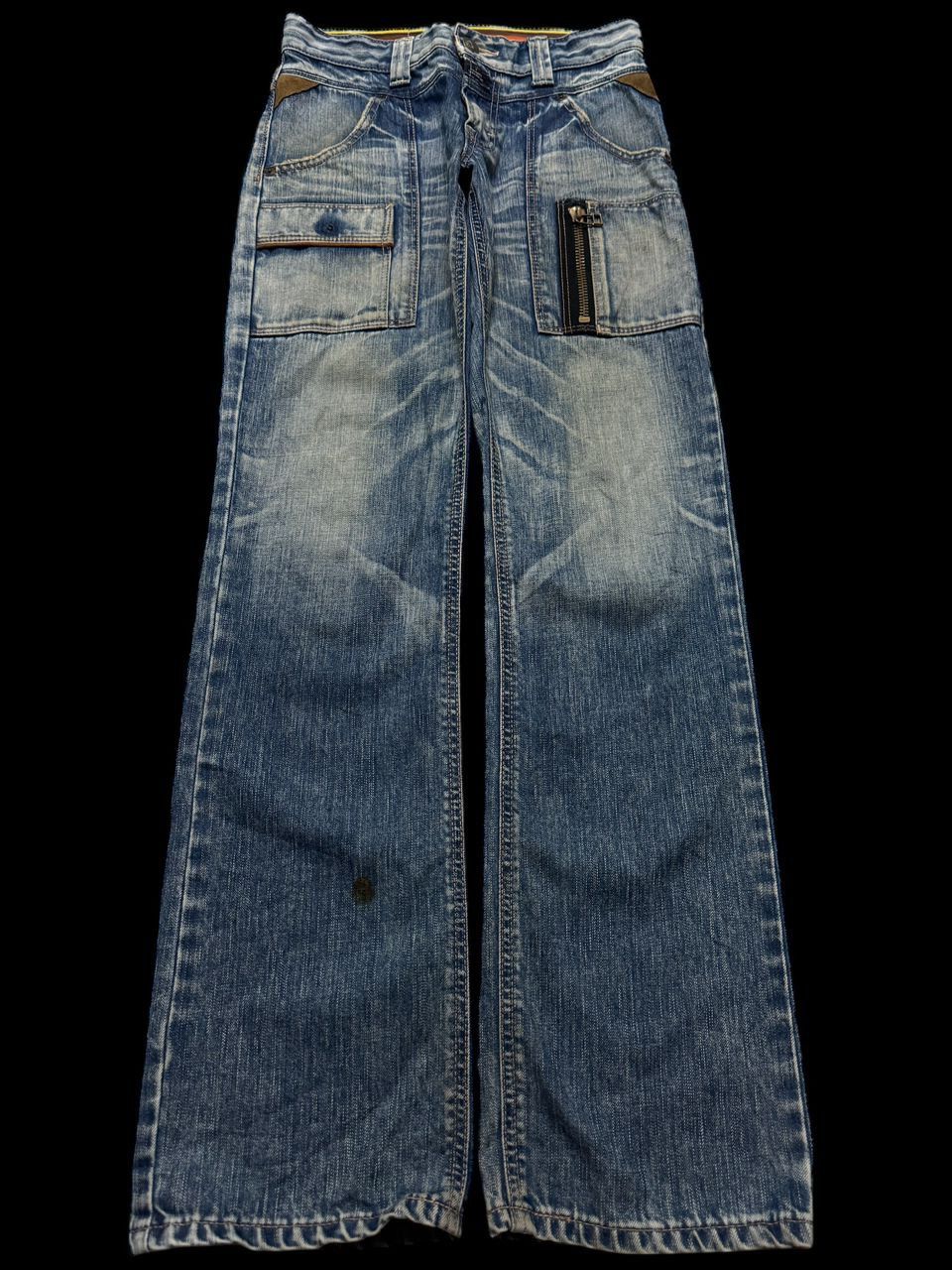 Edwin 💥Insane💥90s Style Edwin Blue Trip Rusty Mudwash Bushpants Size US 29 - 2 Thumbnail