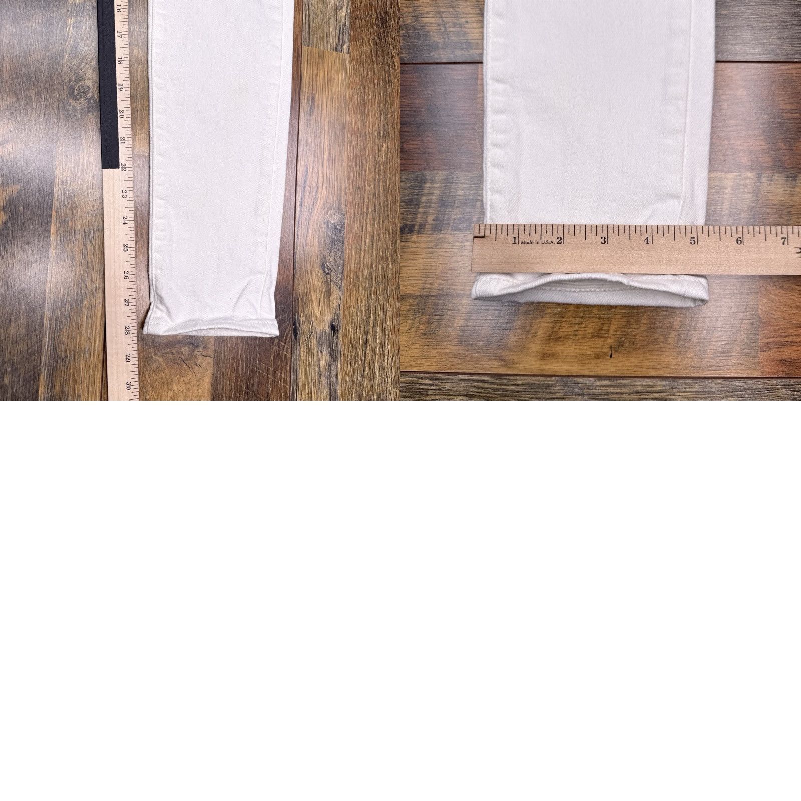 Levi's Levi's 311 Shaping Skinny Jeans Womens 27 White Mid Rise Stretch 27x30 Jeans Size 27" / US 4 / IT 40 - 9 Thumbnail