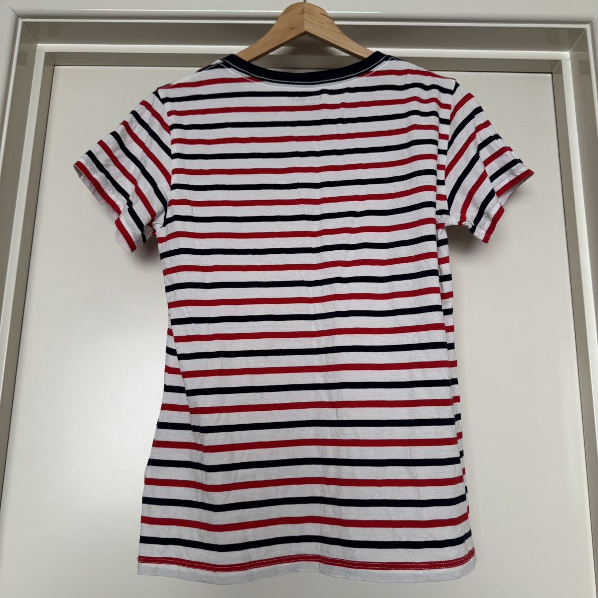 Kate Spade New logo White Red Striped T-Shirt ❣️ Size S / US 4 / IT 40 - 9 Thumbnail