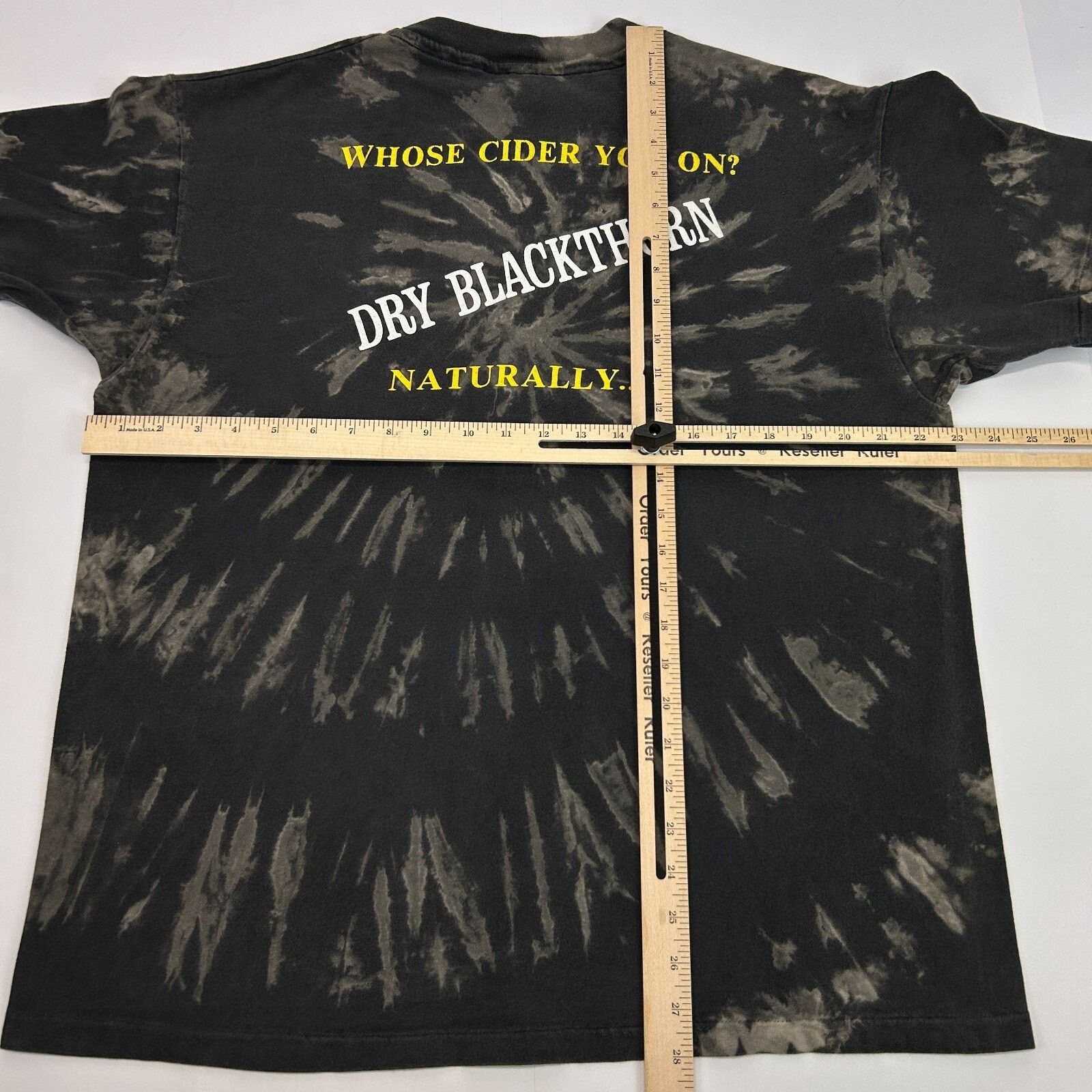 Hanes Vintage 90s Blackthorn Dry Cider T Shirt USA Black XL Size US XL / EU 56 / 4 - 11 Thumbnail
