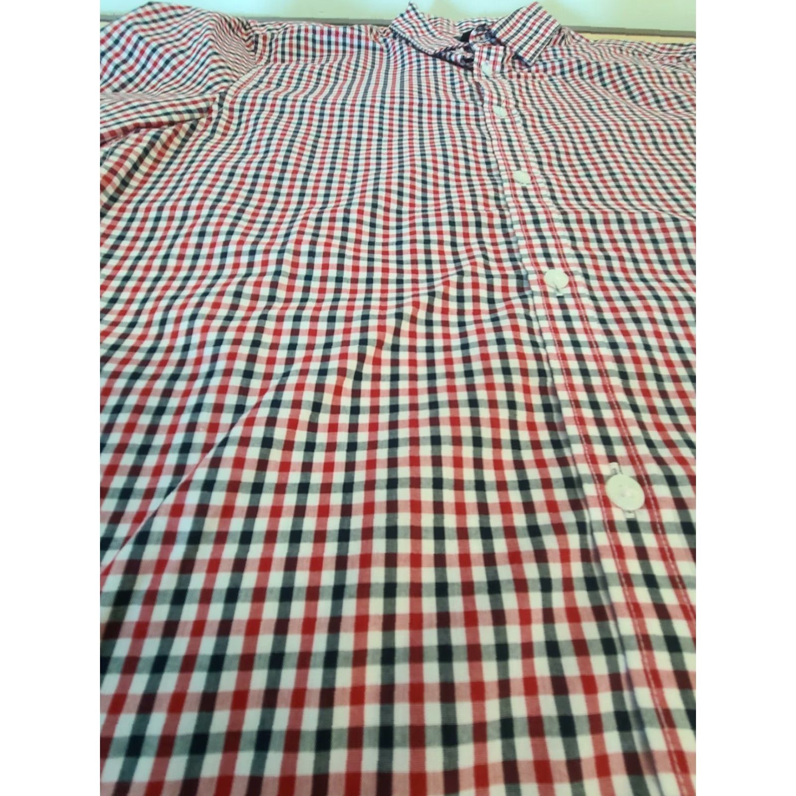 H&M H&M Men Long Sleeve Button-Up Plaid M Easy Iron Multicolor Shirts Button-Front Polyester Cotton M Size US M / EU 48-50 / 2 - 5 Thumbnail