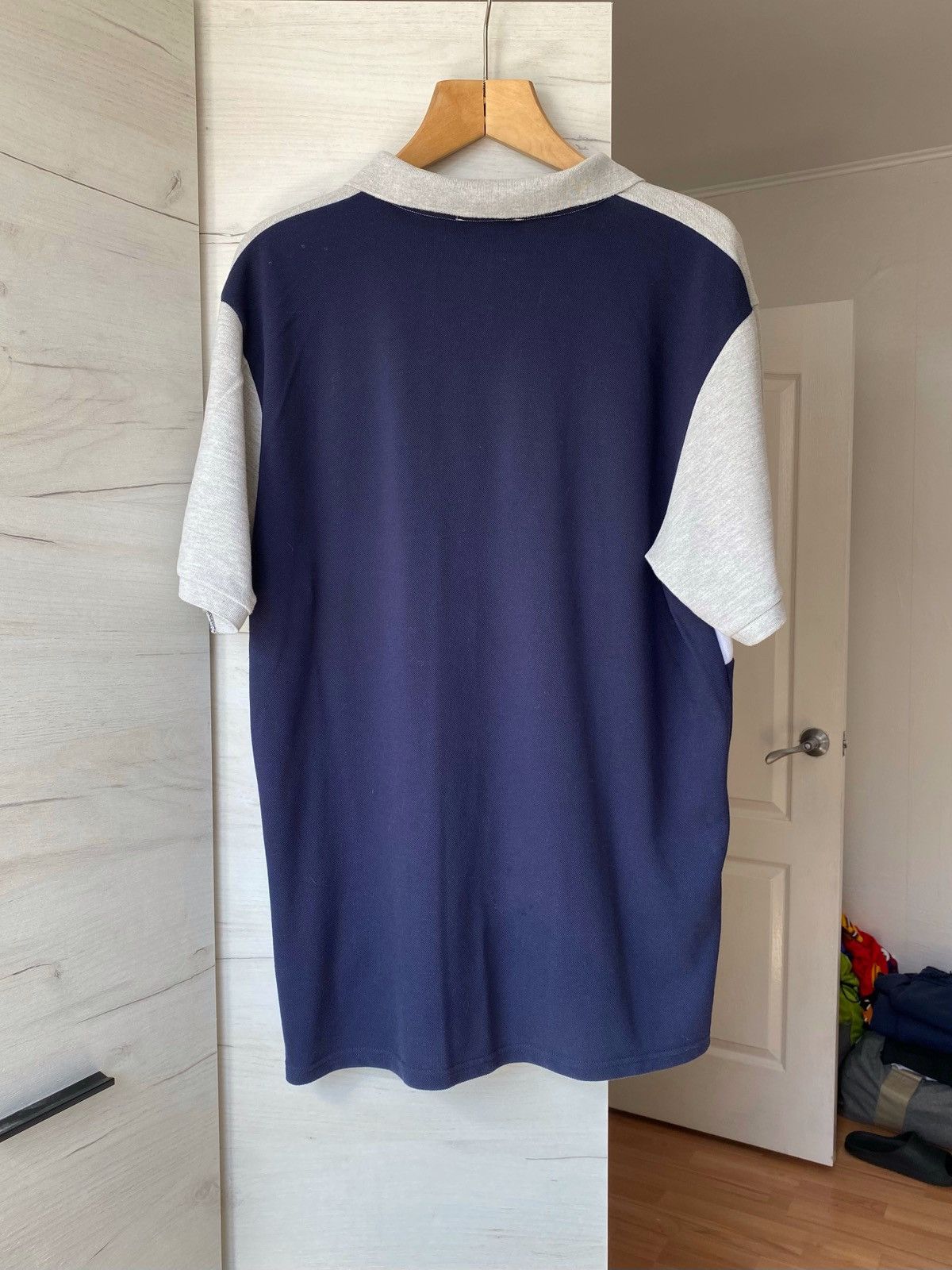 Yves Saint Laurent Vintage Yves Saint Laurent YSL Striped Polo Shirt Big Logo Size US XXL / EU 58 / 5 - 3 Thumbnail