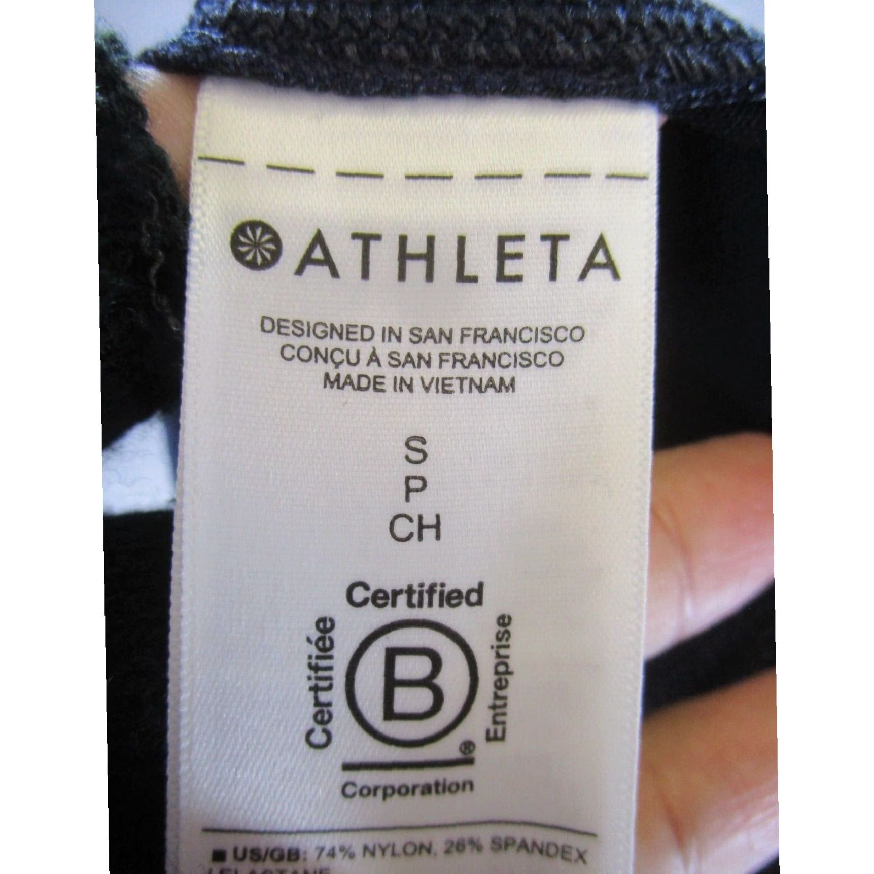 Athleta Athleta Womens Small Sweatshirt Venice Colorblock Blue Stretch Size S / US 4 / IT 40 - 7 Thumbnail