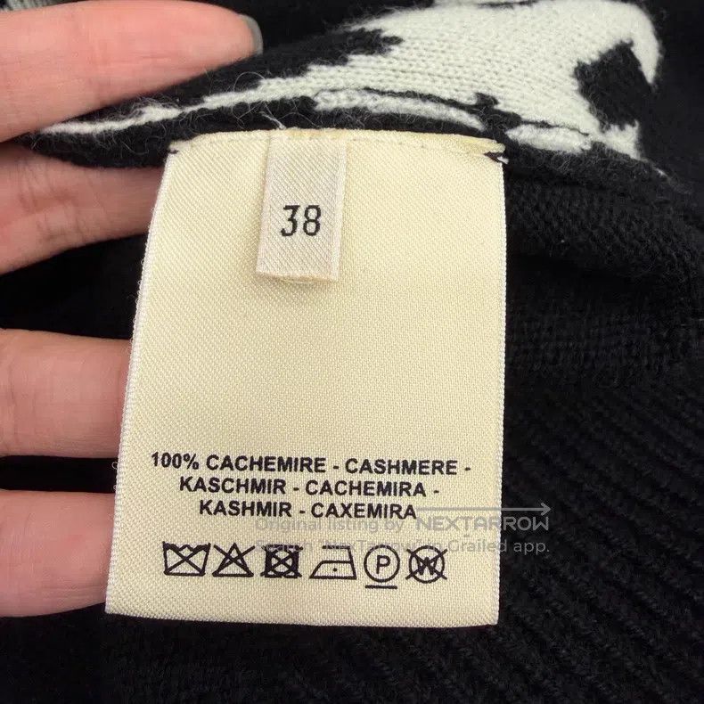Hermes Hermes Black and White Pig Nose扣logo Cashmere Vest Size XS / US 0-2 / IT 36-38 - 4 Thumbnail