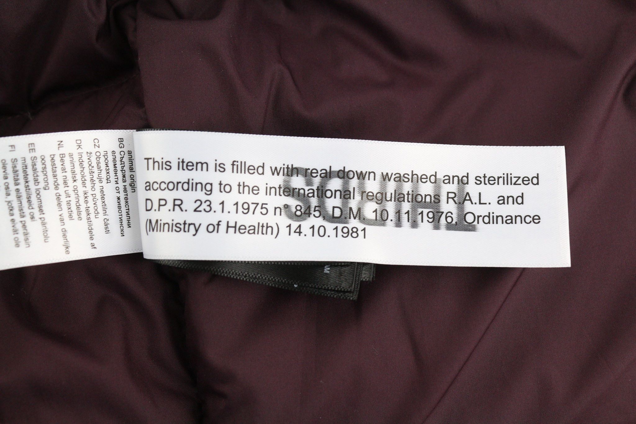 The North Face CANYON L 550 Down Insulated Quilted Burgundy Jacket 82306 Size L / US 10 / IT 46 - 12 Thumbnail