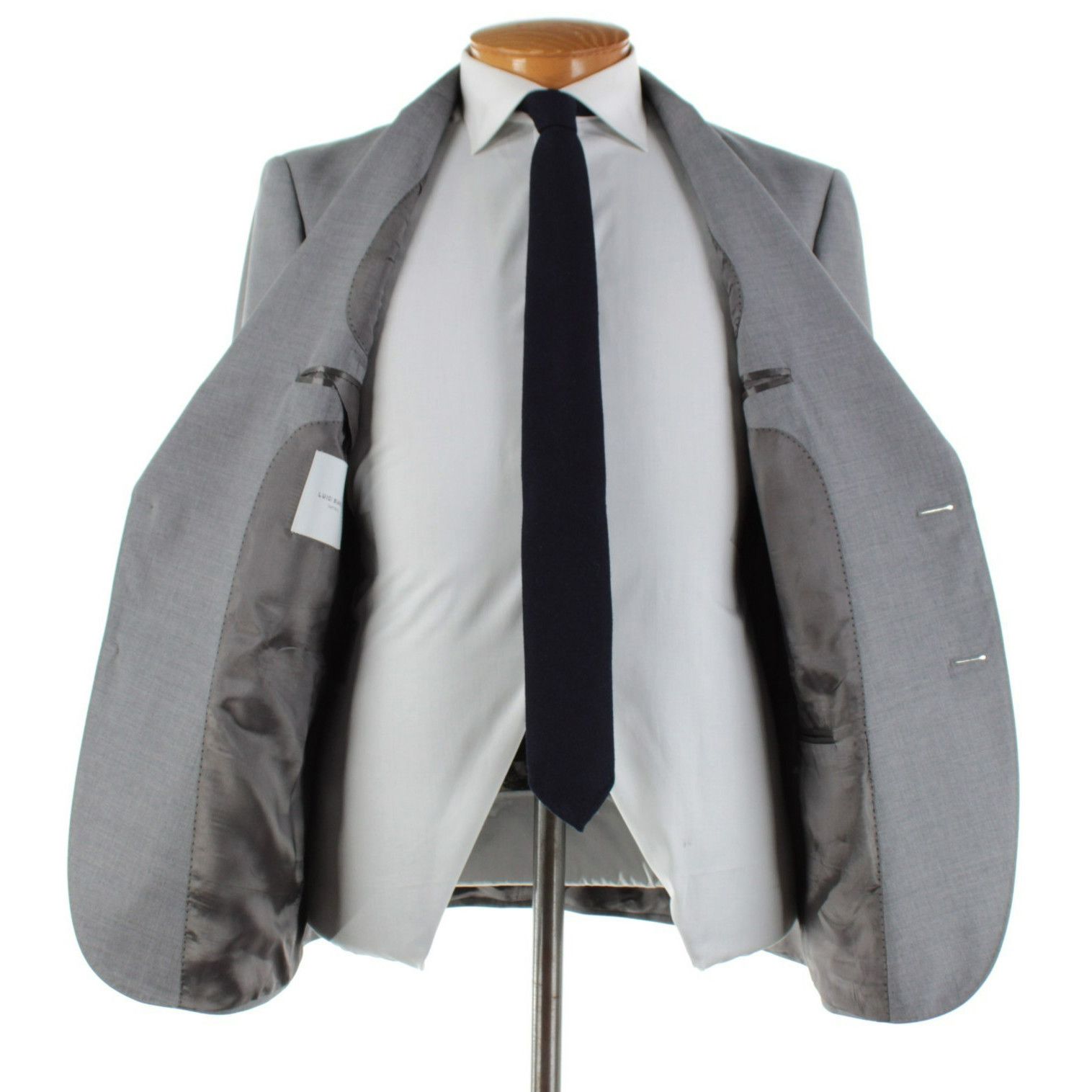 Other Luigi Bianchi Sartoria Suit Size US 42 Regular in Gray Size 42R - 7 Thumbnail