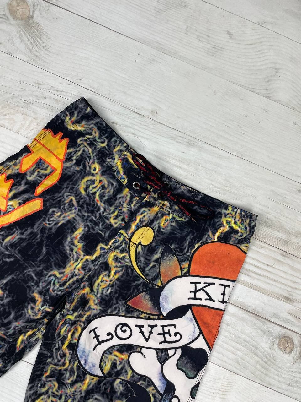 Ed Hardy Vintage Ed Hardy Surf Shorts Y2K Love Kills Slowly Size US 34 / EU 50 - 2 Thumbnail