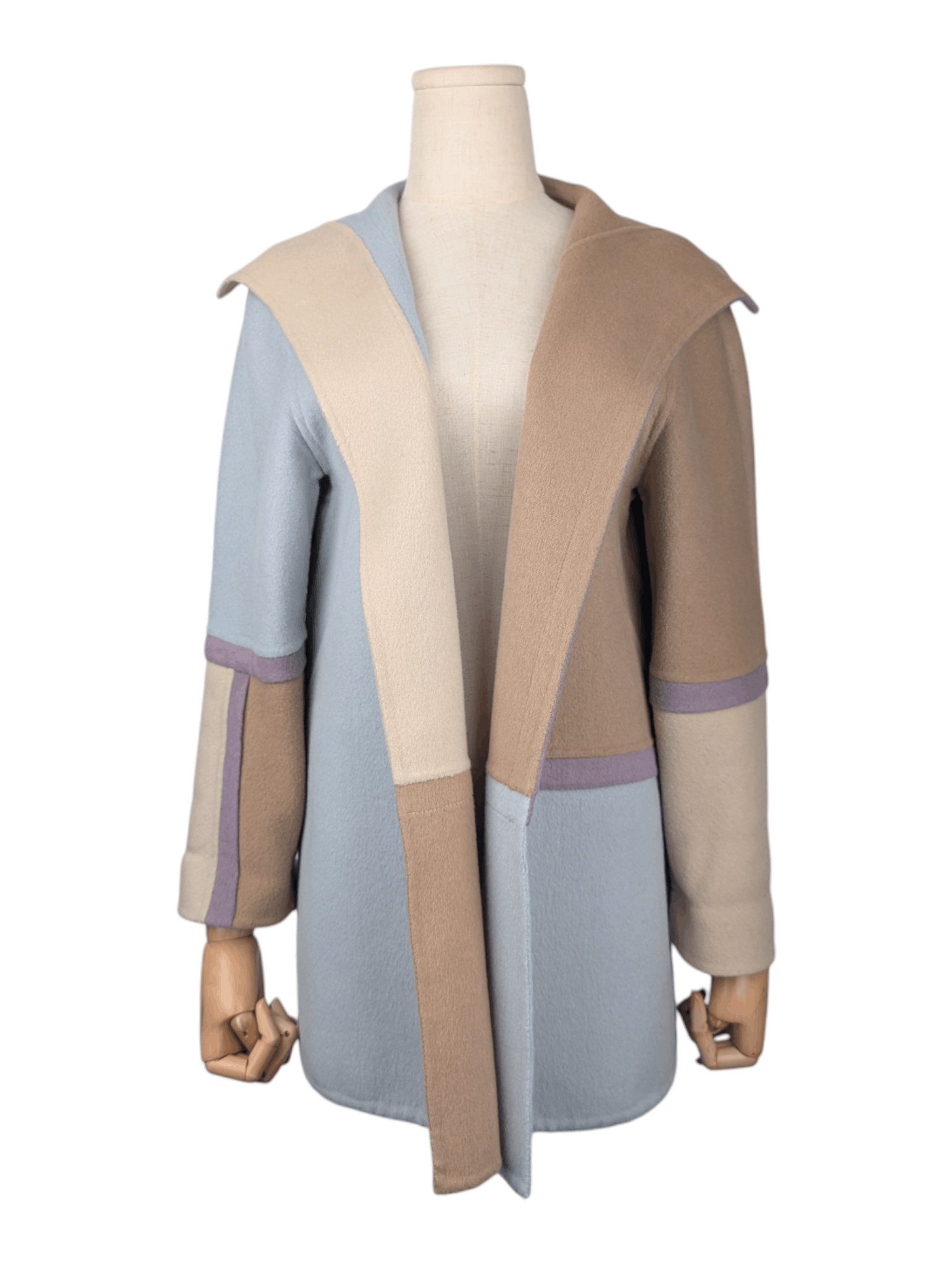 Valentino Valentino Khaki And Light Blue Coat Size XS / US 0-2 / IT 36-38 - 1 Thumbnail