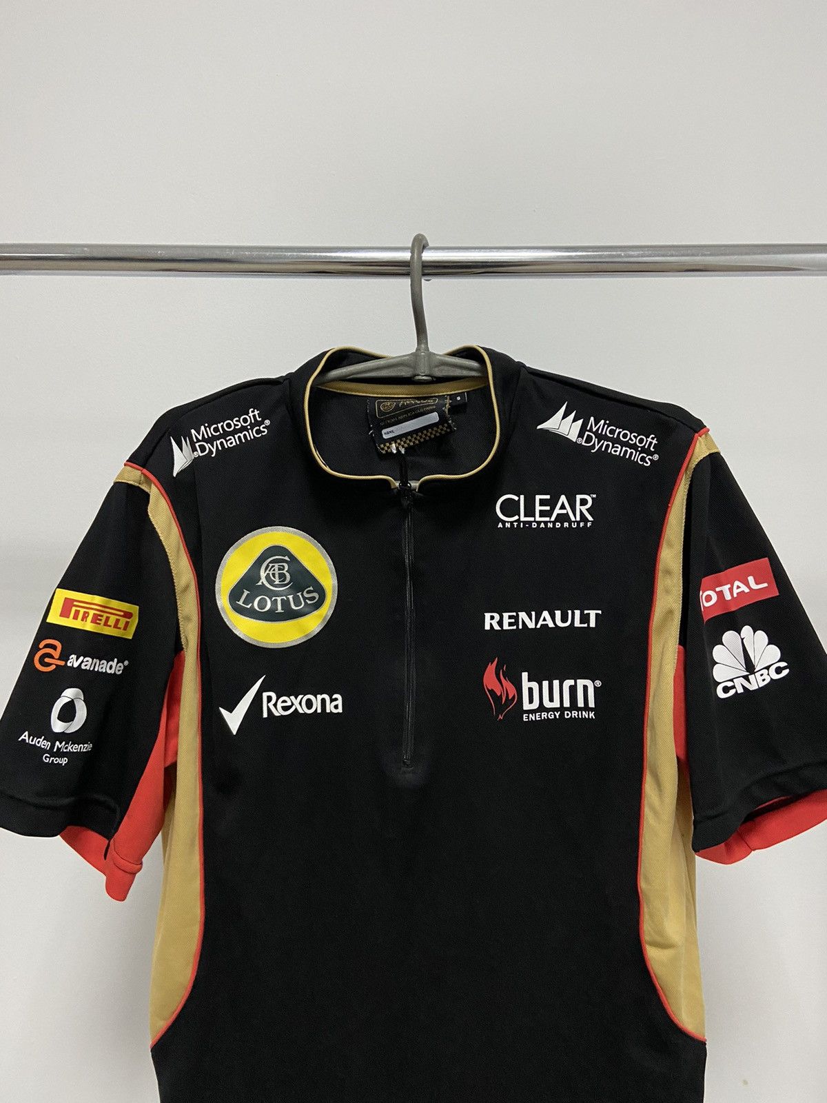 Vintage Lotus Vintage Racing T Shirt 1/3 Big Logo F1 Team Renault Size US S / EU 44-46 / 1 - 2 Thumbnail