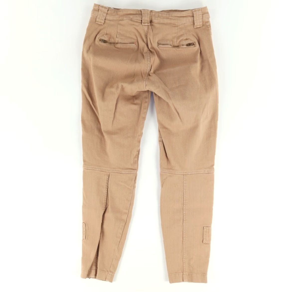 Vince Vince. Lola Stovepipe Cotton Canvas Chino Pants Camel Women's 31 Size 24" / US 00 / IT 34 - 4 Thumbnail