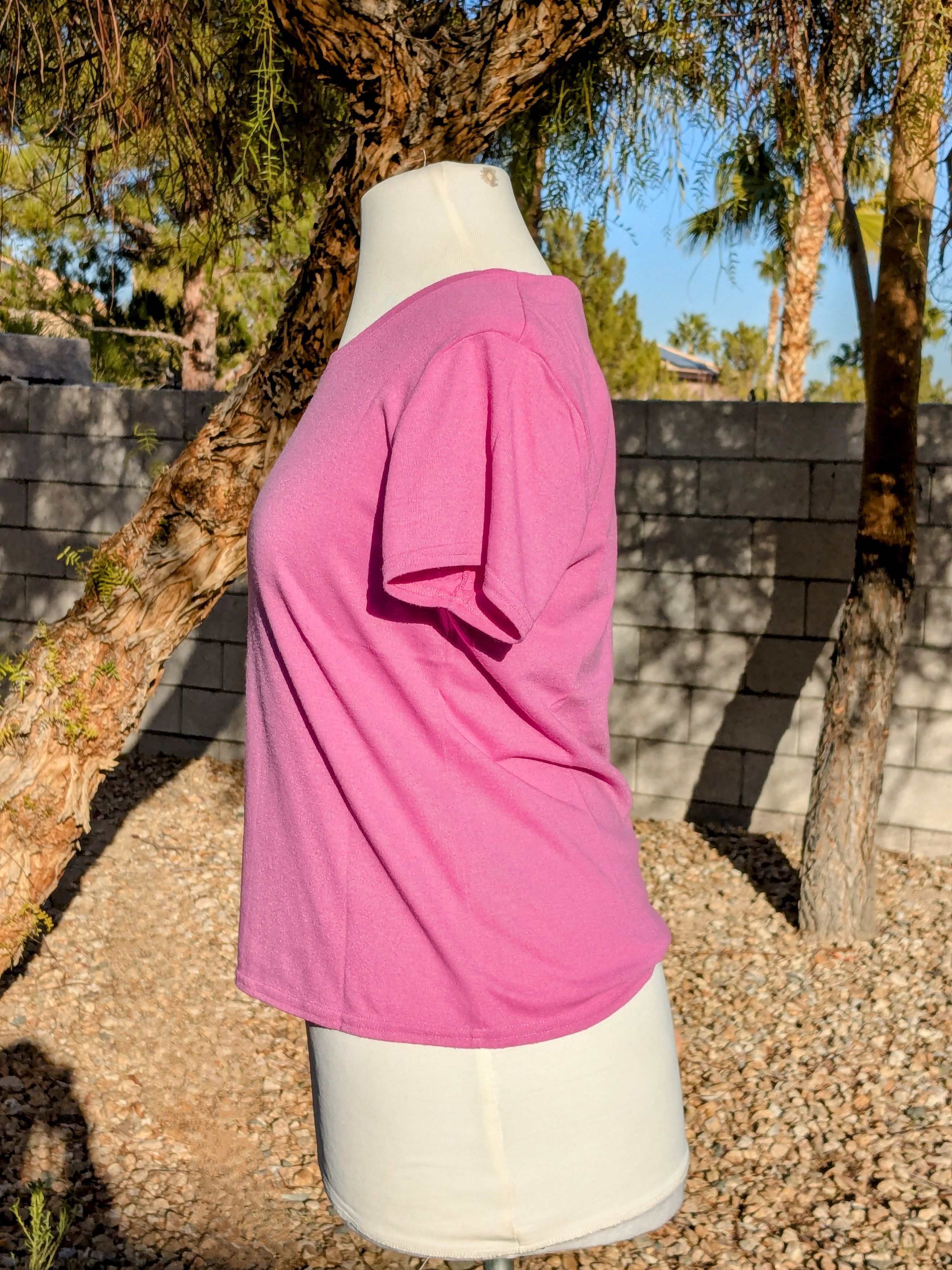 Designer Travel Smith Women's Small Soft Crew Neck T-Shirt USA-Made Size S / US 4 / IT 40 - 2 Thumbnail