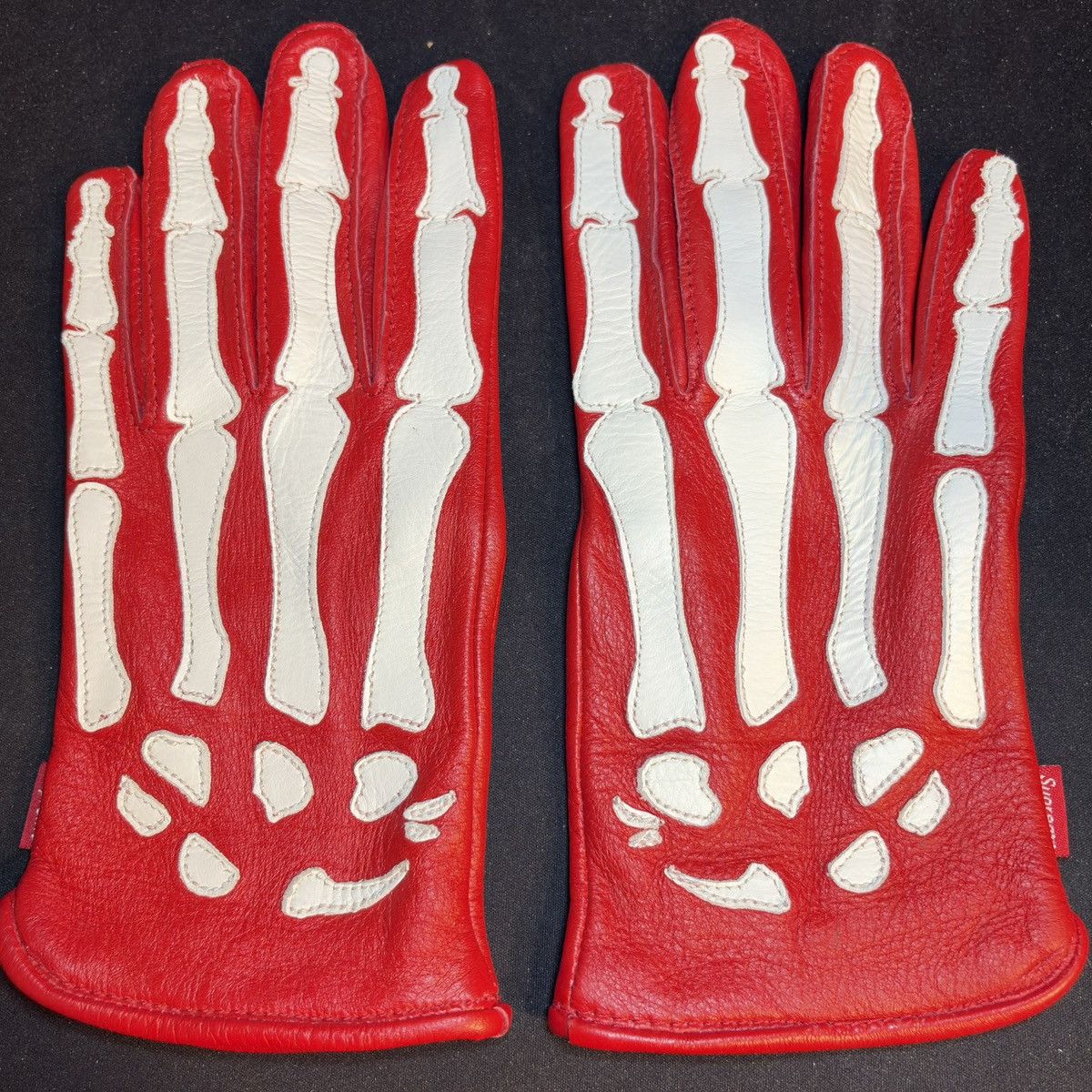 Supreme × Vanson Leathers Skeleton Gloves (BELOW RETAIL) | Grailed
