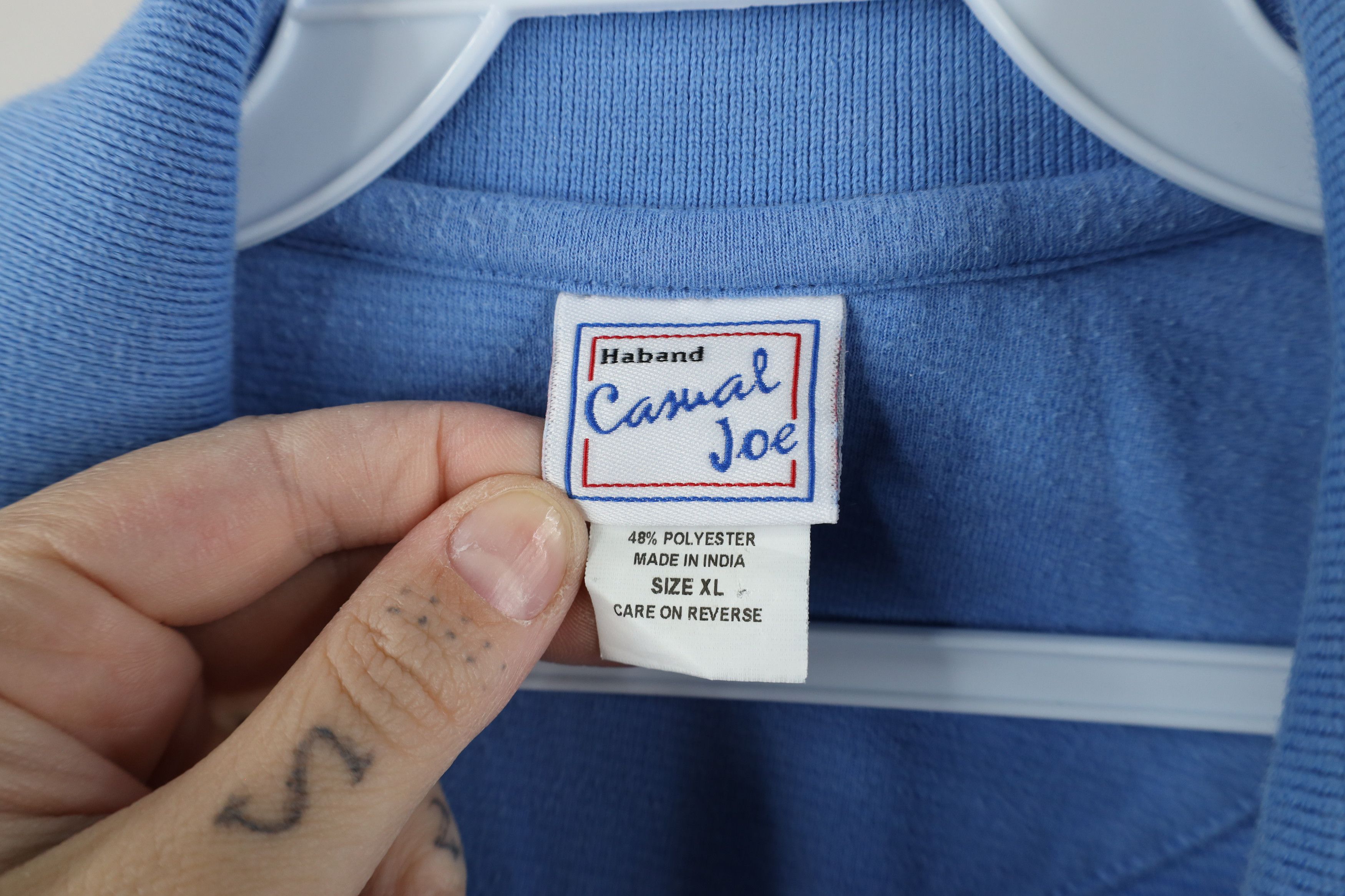 Vintage Vintage 90s Streetwear Knit Collared Pullover Polo Shirt Size US XL / EU 56 / 4 - 5 Thumbnail