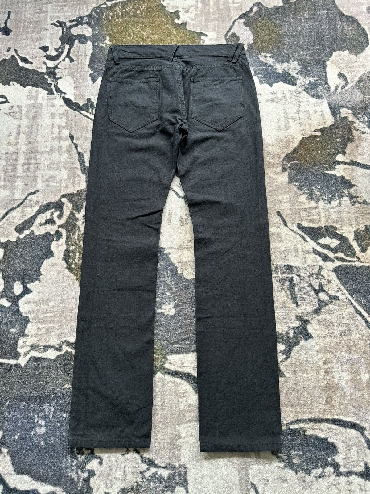 NO ID No ID Japan black denim avantgarde slim rocker fashion Size US 32 / EU 48 - 7 Thumbnail