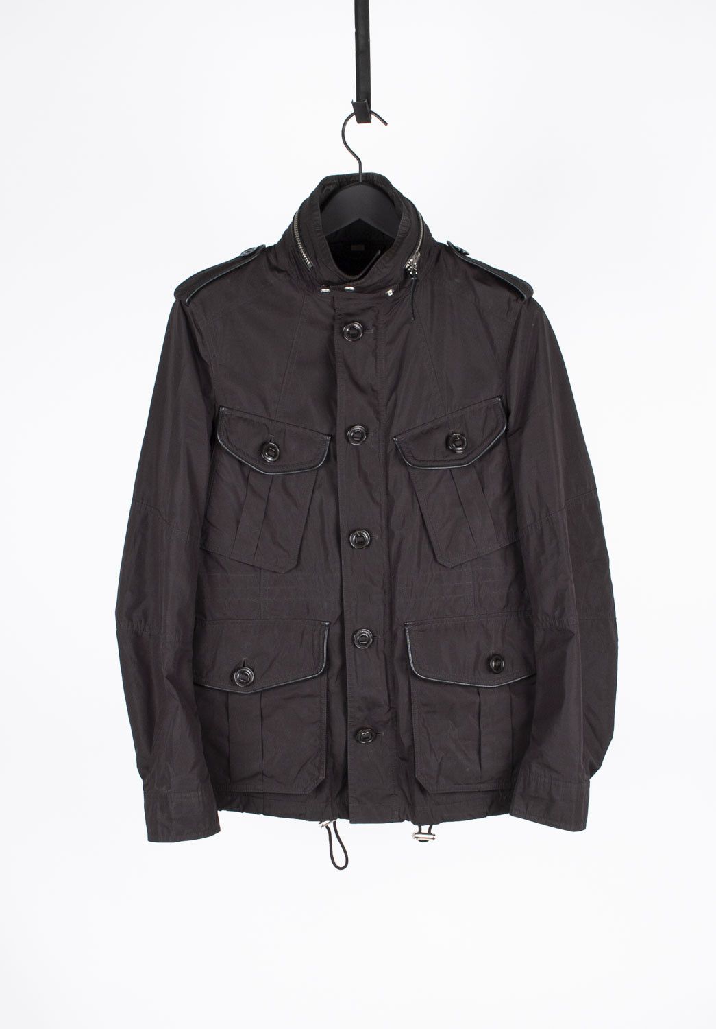 Burberry Burberry Brit Men Black Hooded Jacket Size S H4996 Size US S / EU 44-46 / 1 - 1 Thumbnail