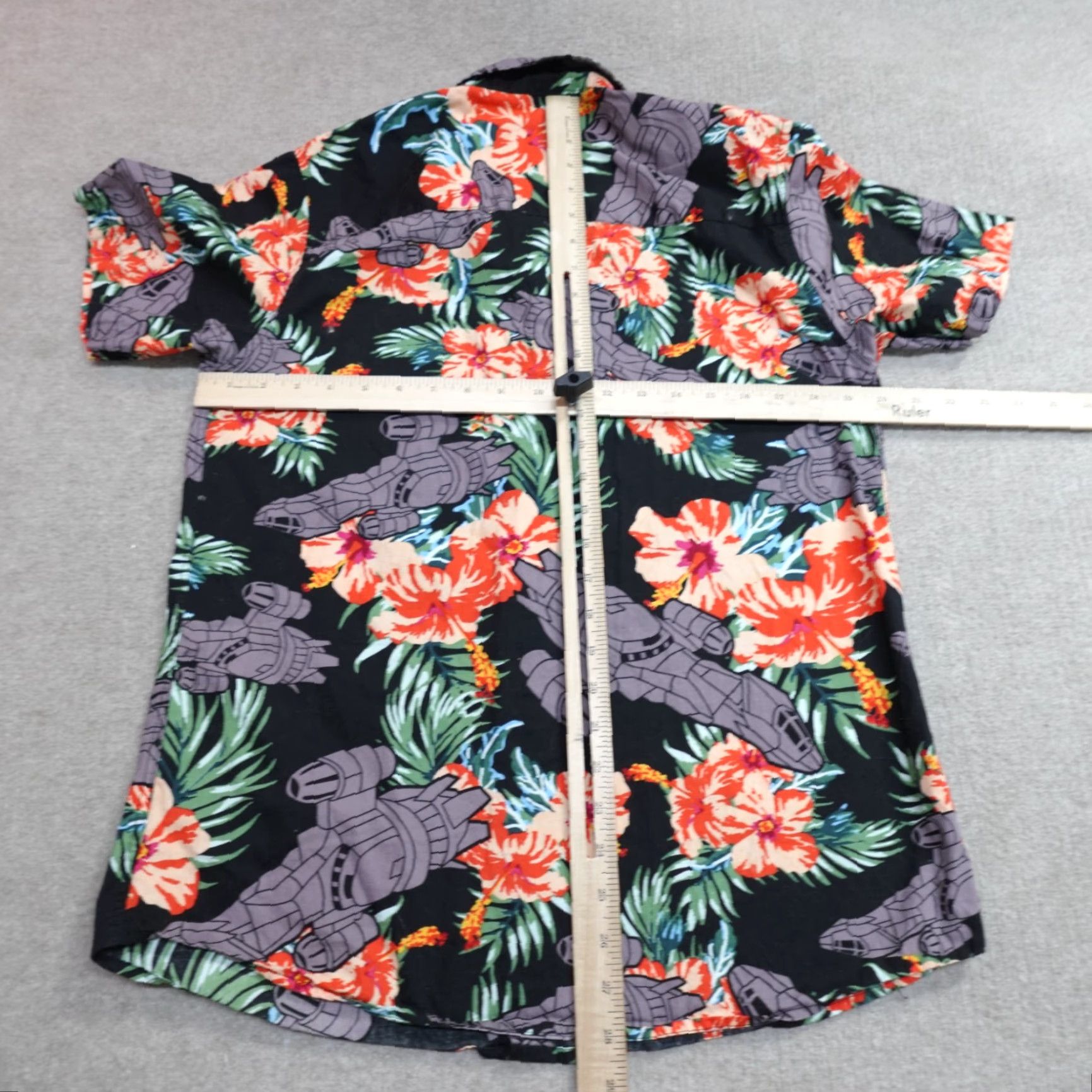 Vintage VINTAGE Firefly Shirt Small Black Hawaiian Floral Short Sleeve Shirt Men S Black Floral Hawaiian Button-Up Collared Cotton Firefly Size US S / EU 44-46 / 1 - 4 Thumbnail