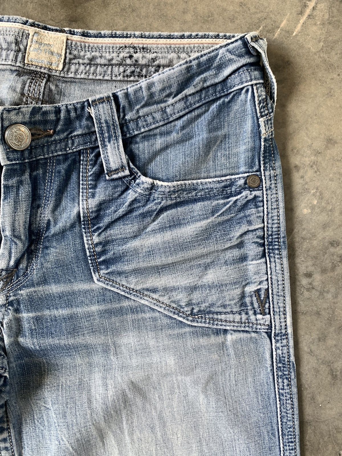 Tornado Mart Super Flare Jeans Japan Brapper Low Rise Bellbottom Jeans Size 28" / US 6 / IT 42 - 5 Thumbnail
