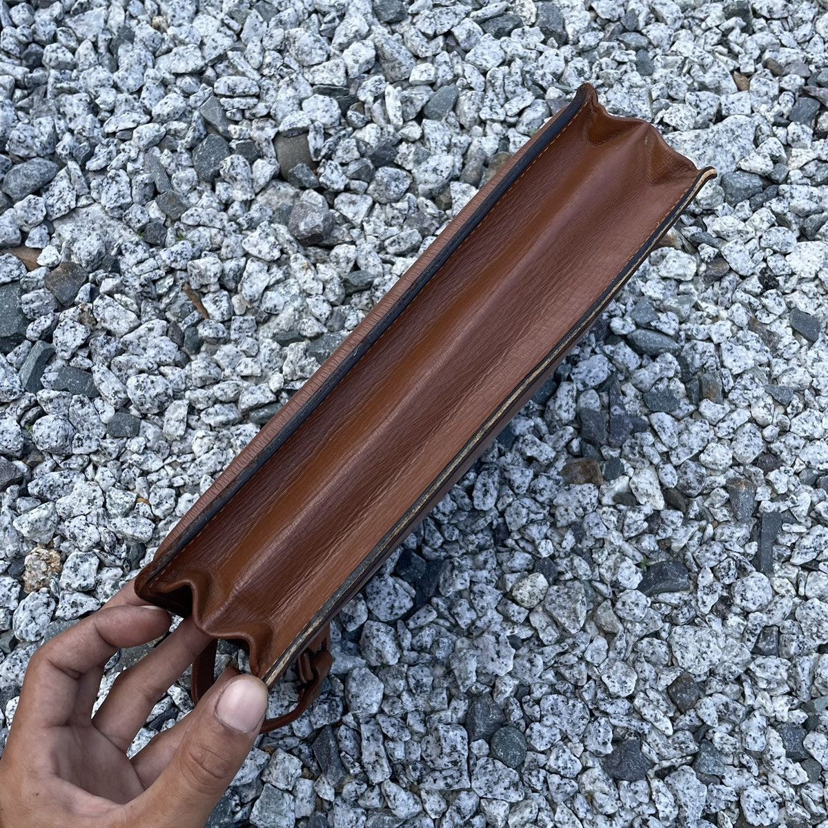 Vintage Vintage Full Leather Clutch Size ONE SIZE - 4 Thumbnail