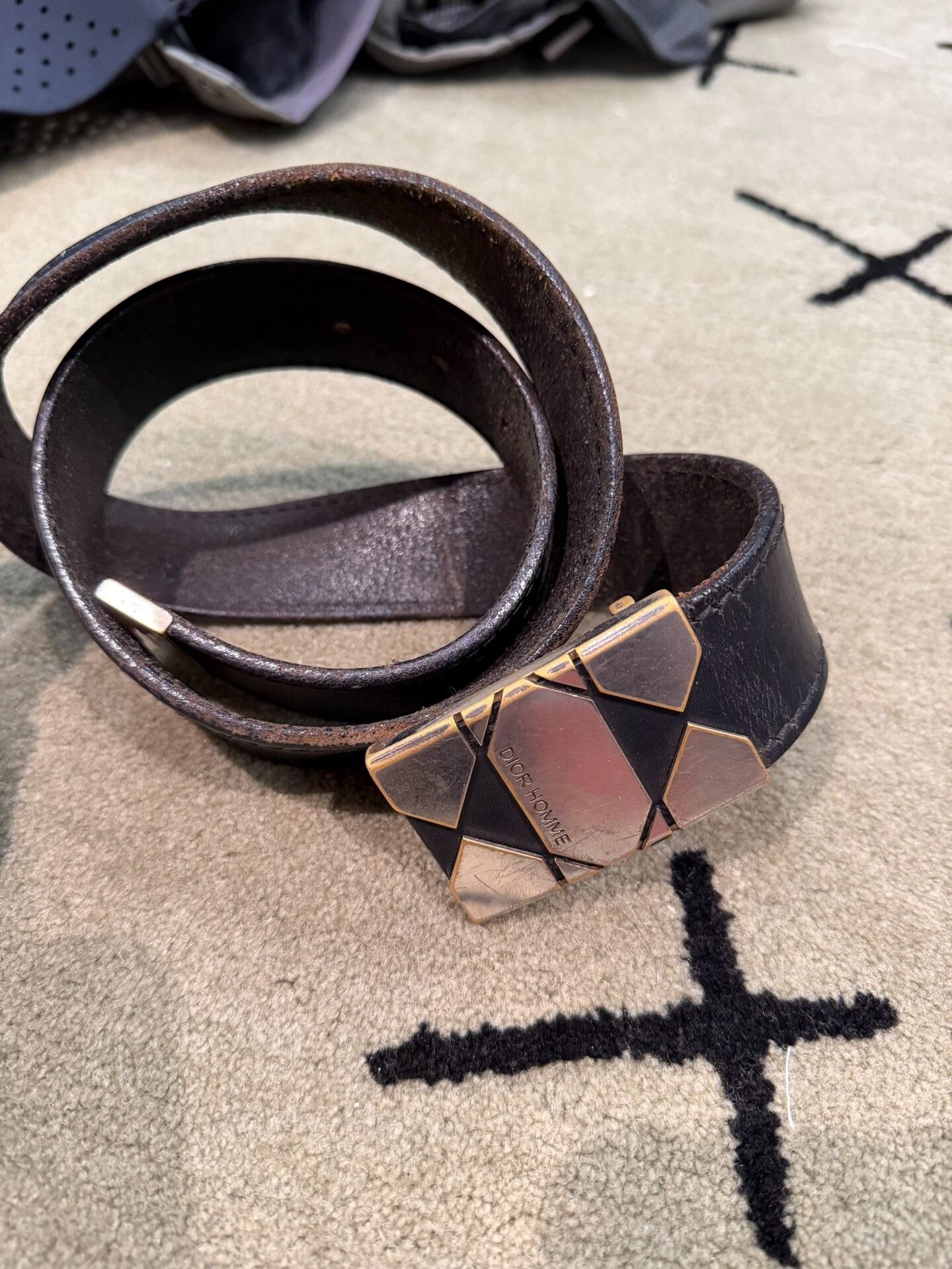 Dior Sz 85 Dior Homme 07SS D Buckle Belt | Grailed