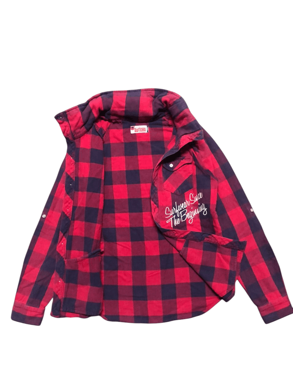 Gotcha × Vintage Vintage Gotcha Surf California Flannel Shirt Jacket Hoodie Size US S / EU 44-46 / 1 - 4 Thumbnail